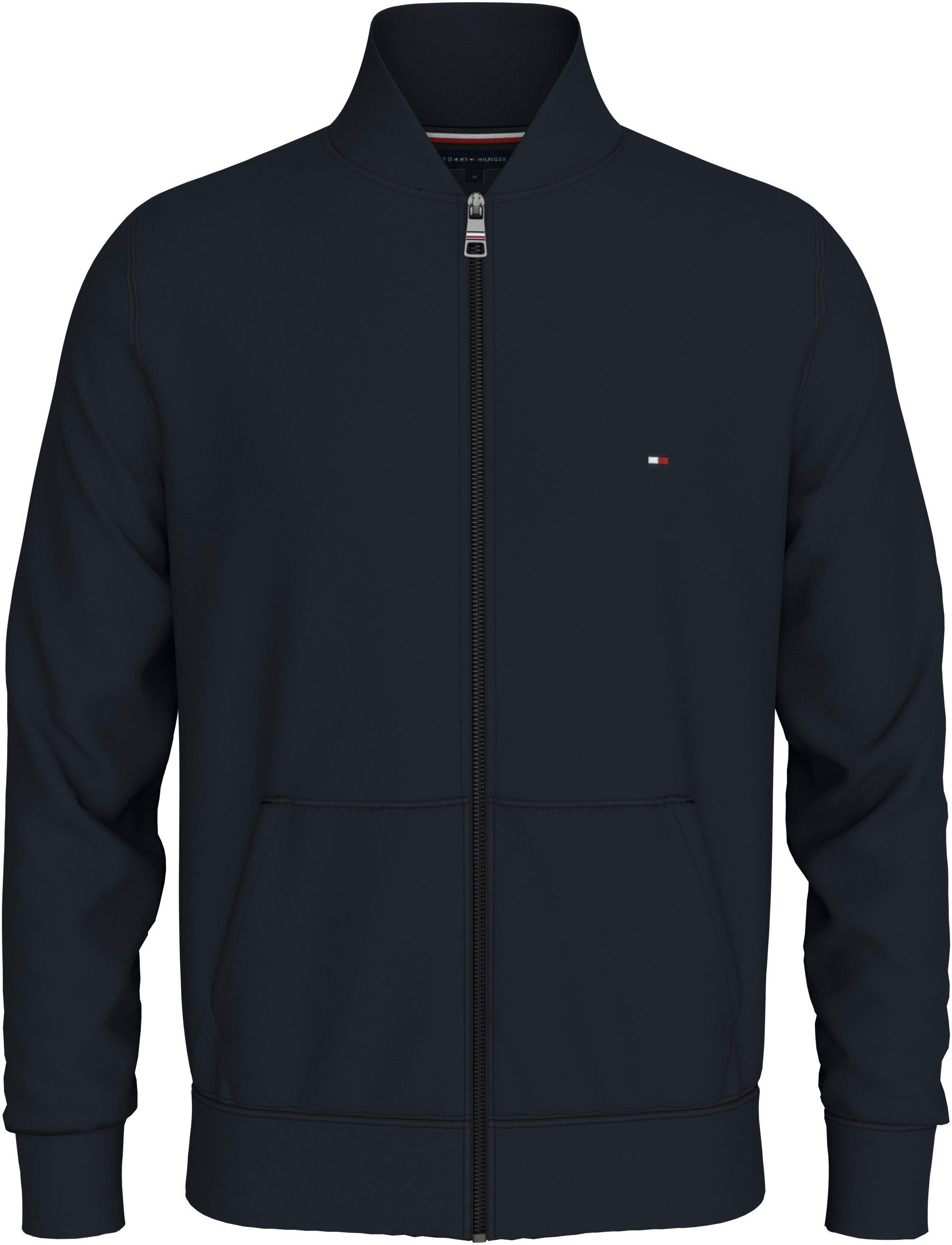 Tommy Hilfiger Sweatvest FLAG LOGO BASEBALL ZIP THROUGH