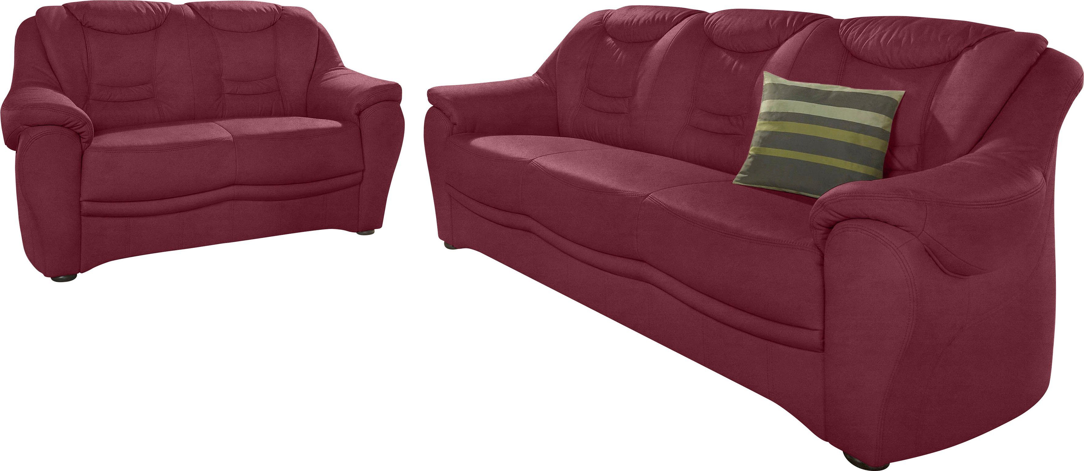 sit&more Zithoek Bansin bestaand uit een 3- en een 2-zits, met binnenvering