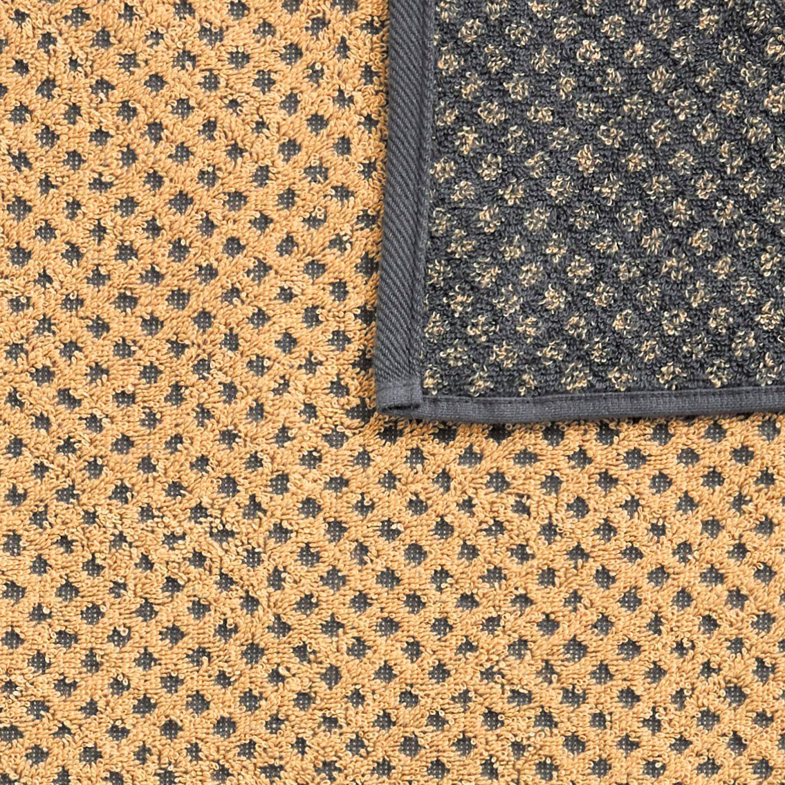 Dyckhoff Handdoekenset Golden Shades Rhombus Knuffelzacht, 4 handdoeken (50x100cm), 2 douchehanddoeken (70x140cm) (set, 6-delig)