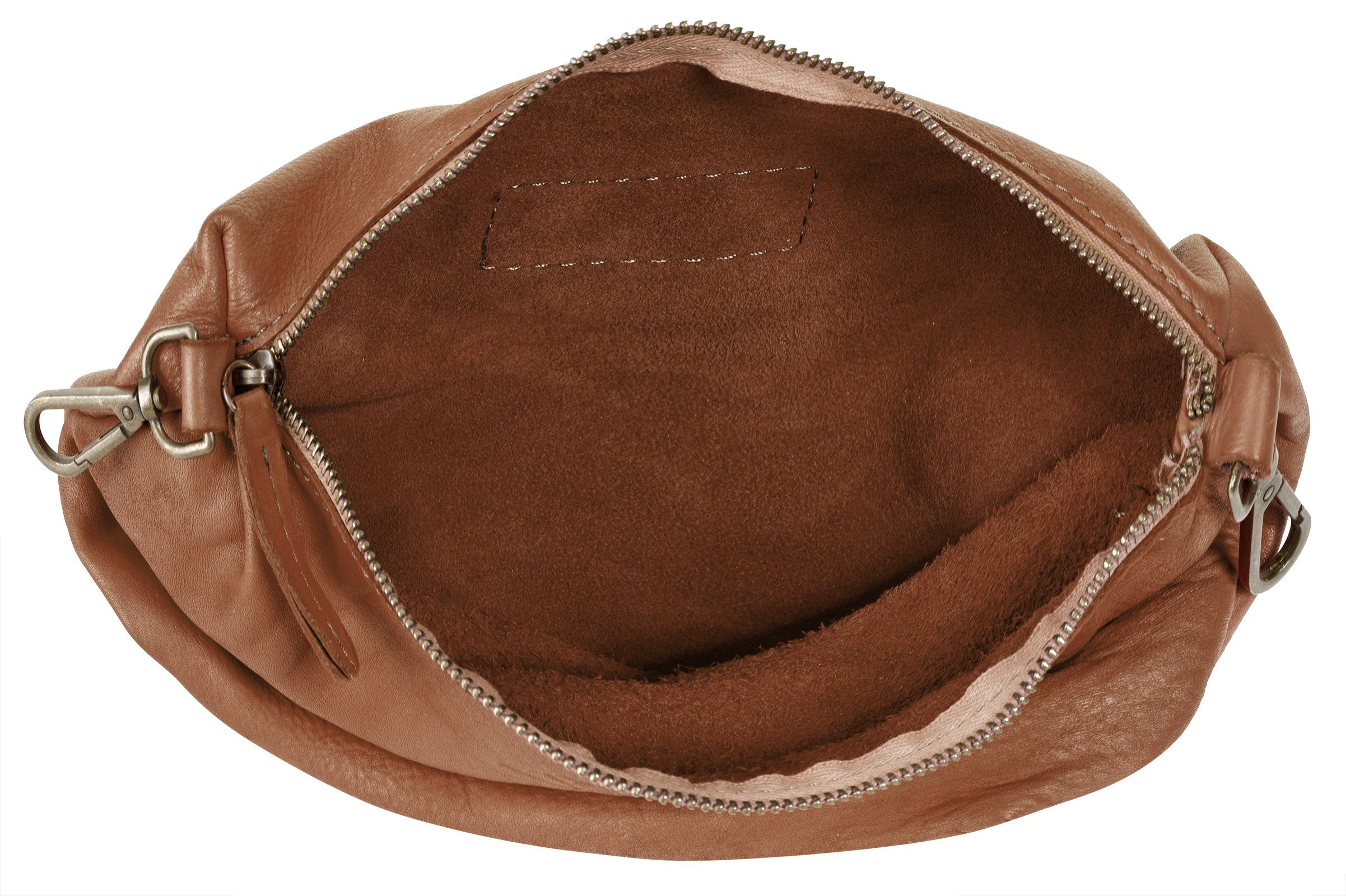 Samantha Look Schoudertas echt leer, made in italy