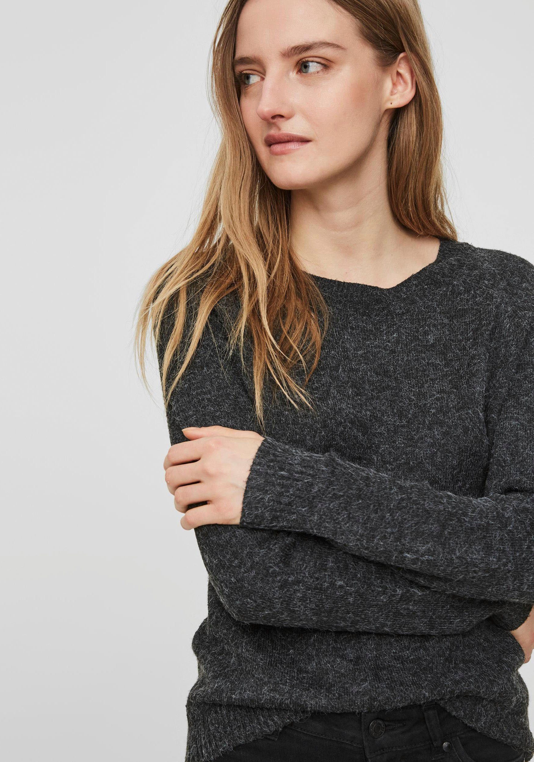 Vero Moda Trui met ronde hals VMDOFFY in gemêleerde look