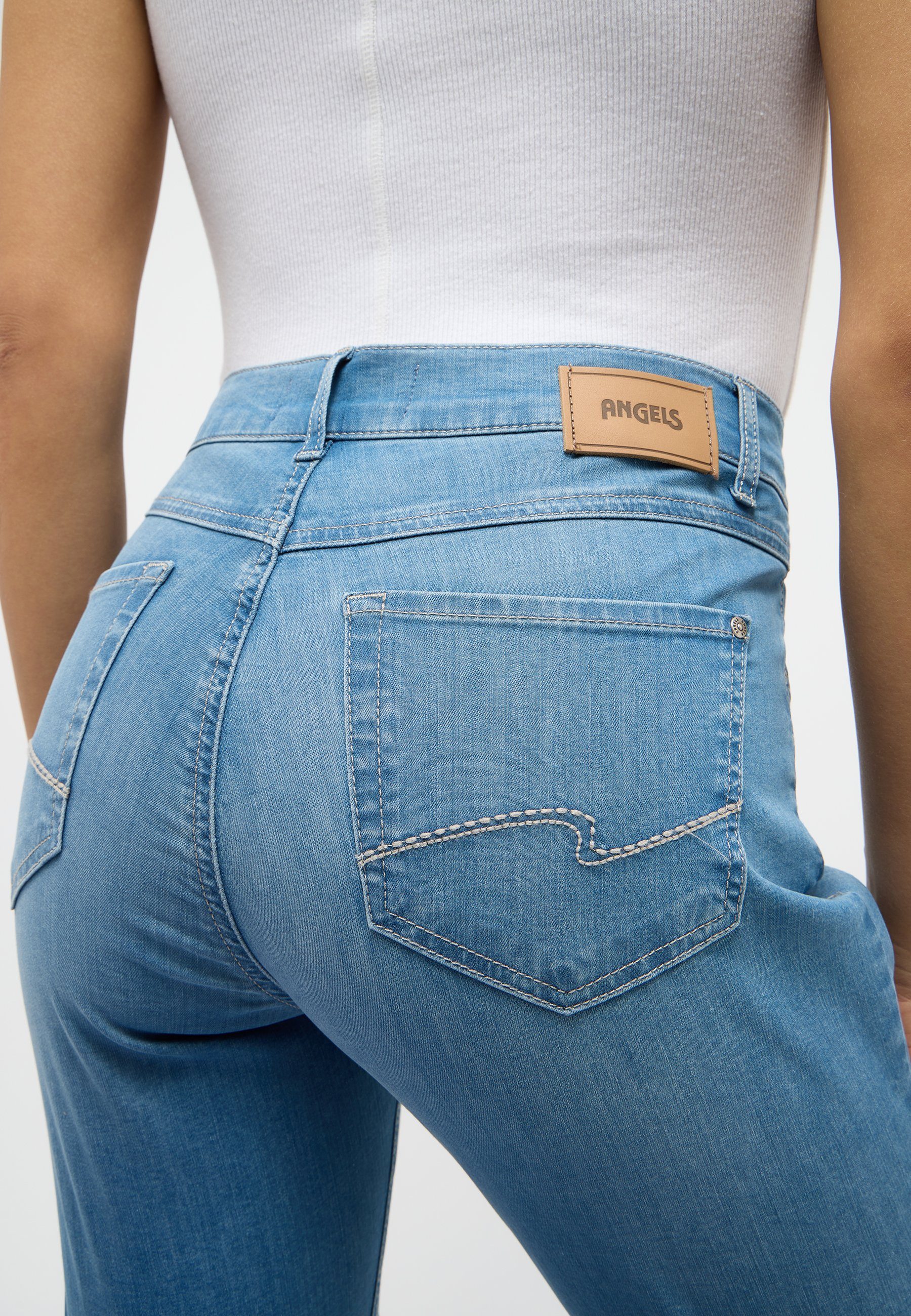 ANGELS Straight jeans Cici in slim-fit pasvorm