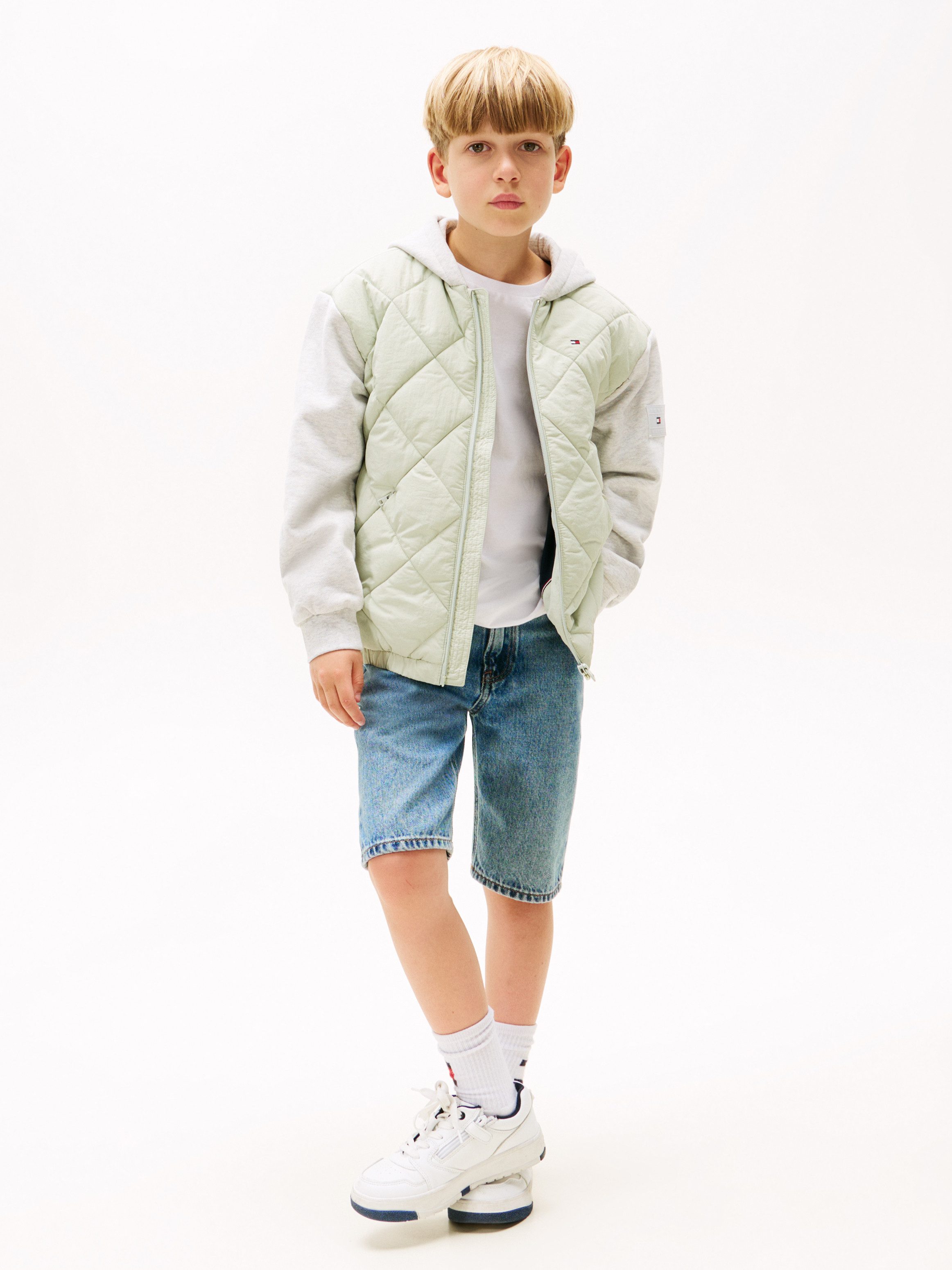 Tommy Hilfiger Gewatteerde jas MIX MEDIA QUILTED JACKET