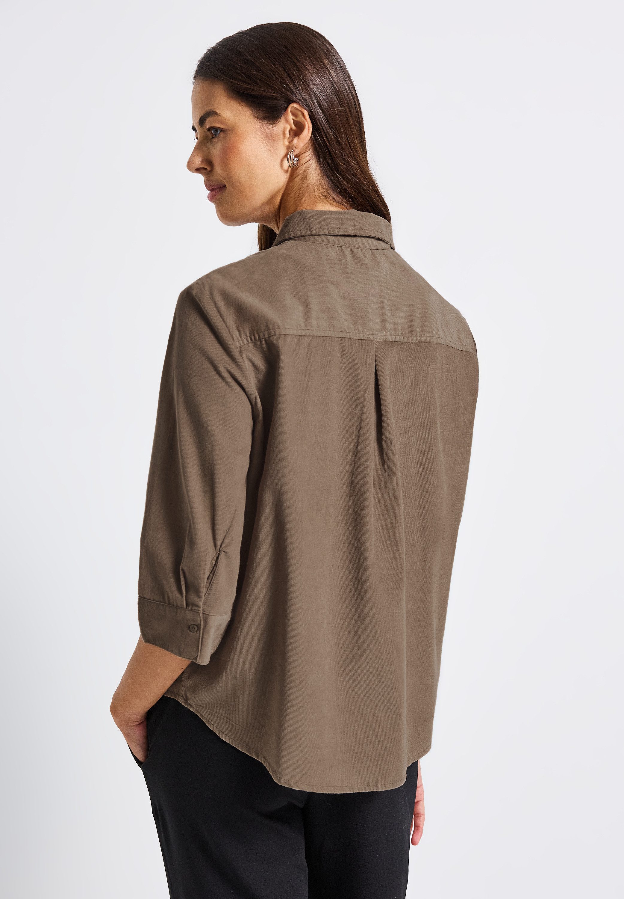 STREET ONE Overhemdblouse in cord-kwaliteit