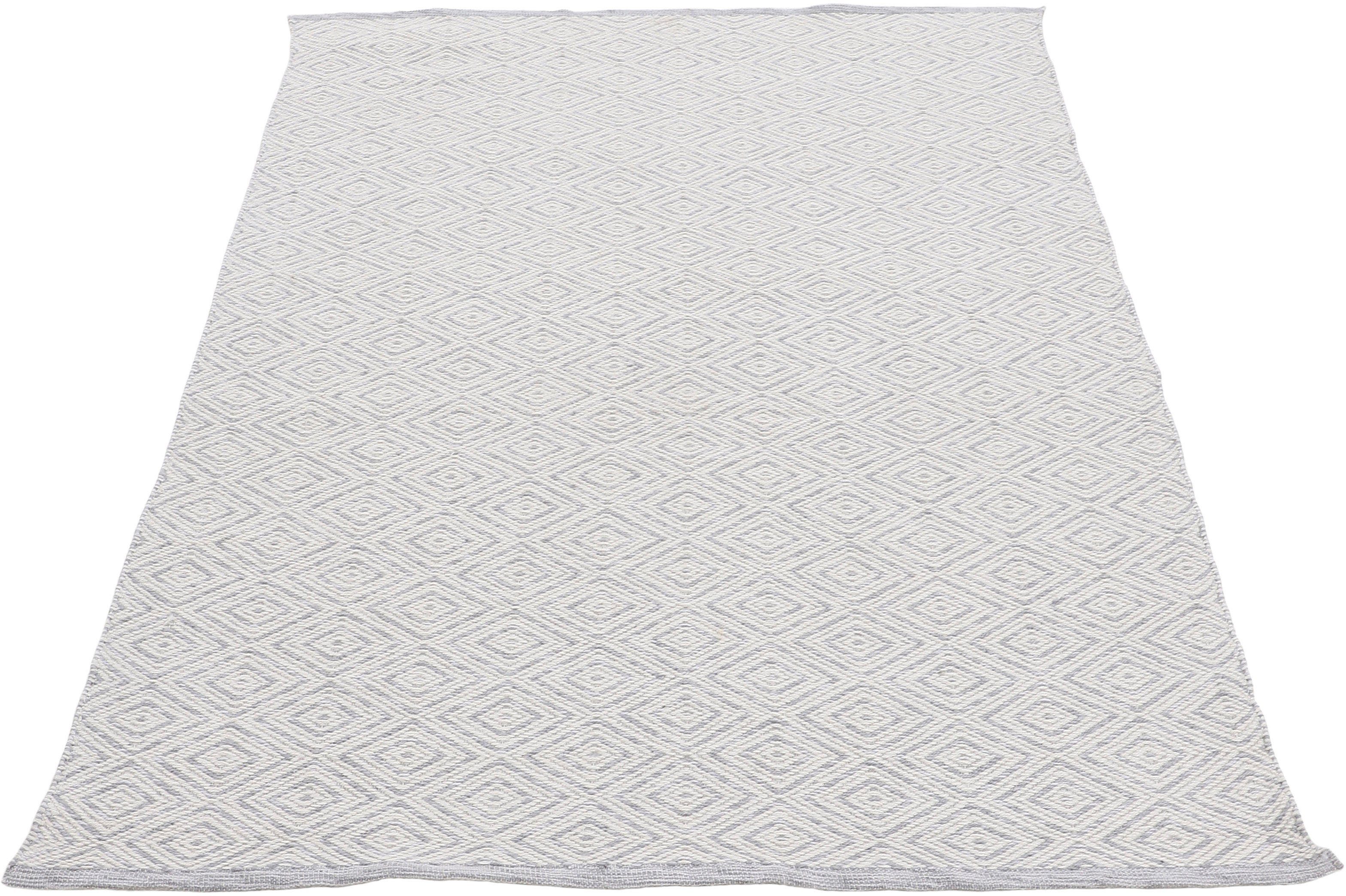 carpetfine Vloerkleed Frida 200 Omkeerbaar tapijt, 100% gerecycled materiaal (PET), vlakweefsel, sisal uitstraling