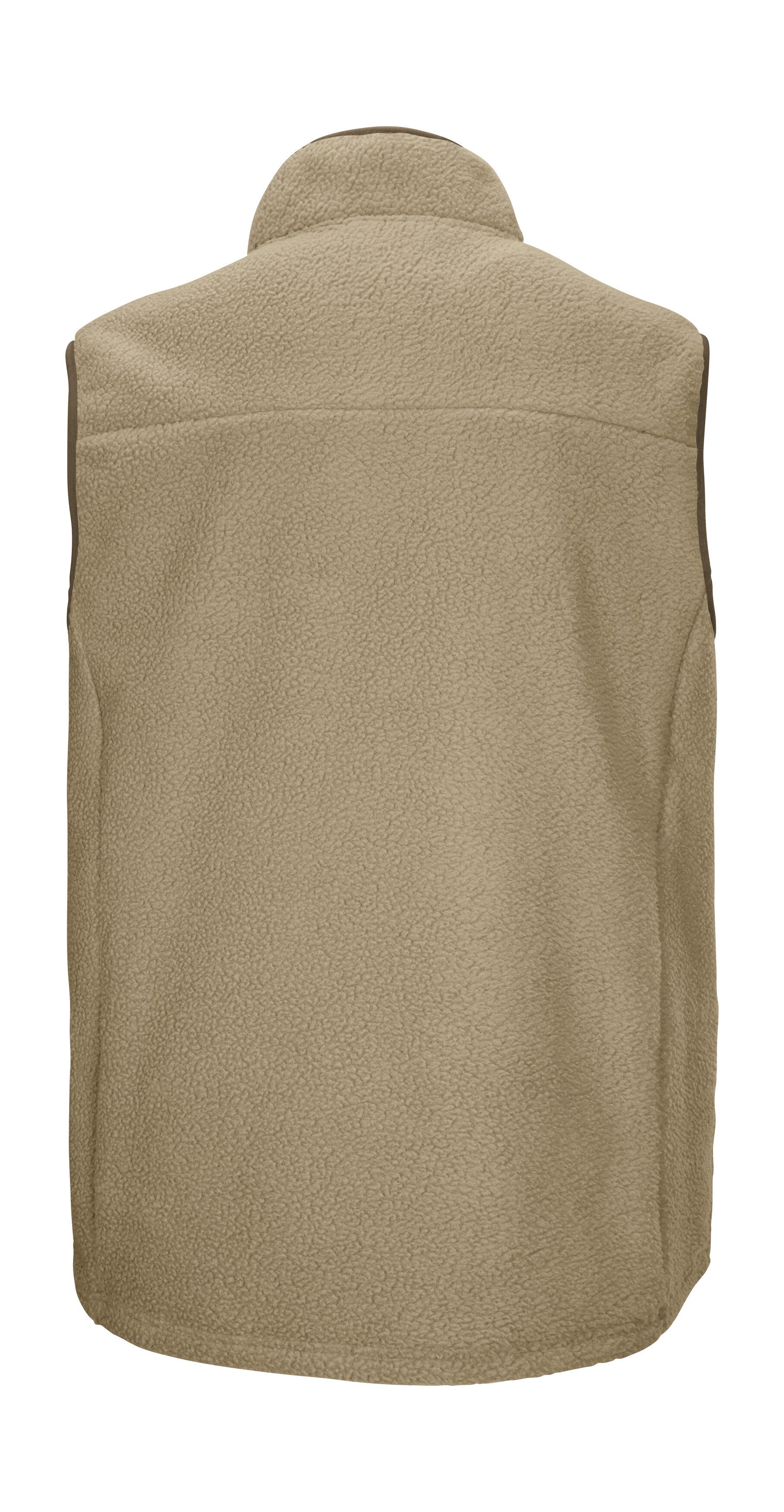 Killtec Functionele bodywarmer KOW 76 MN VST Heren sherpa fleecejas met opstaande kraag, zakken met rits, kinbescherming