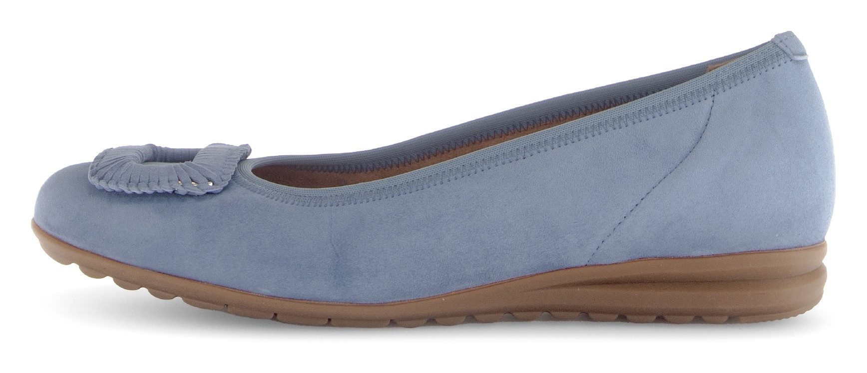 Gabor Ballerina's Florence , comfort schoen, zakelijke schoen, elastische afwerking, comfortbreedte g (= breed)