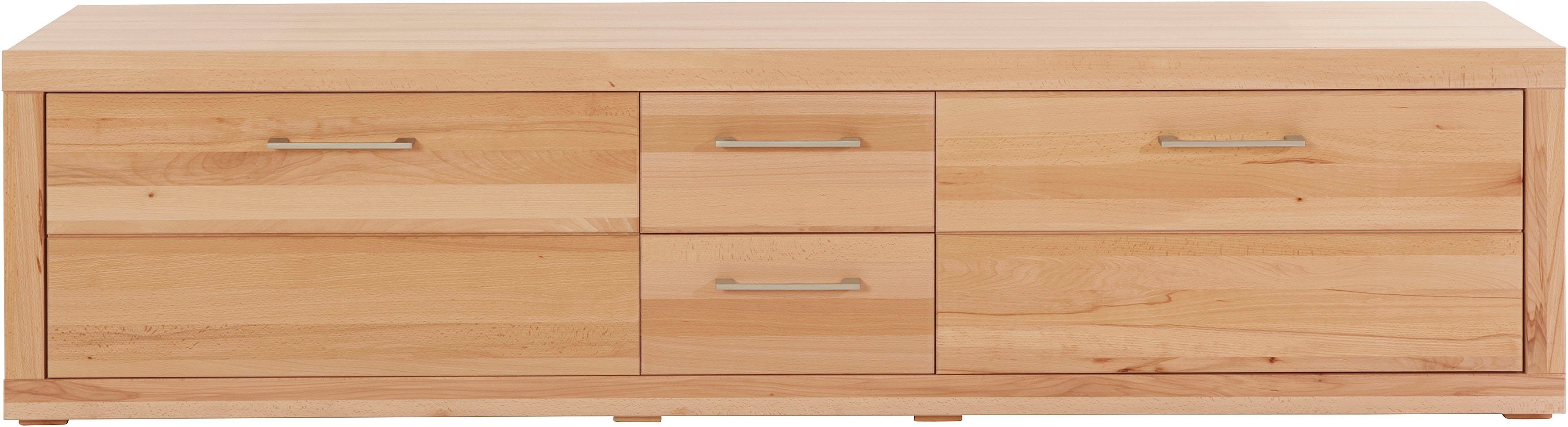 VOGL Möbelfabrik Tv-meubel 1237 Massief houten front, breedte ca. 211 cm, met soft-close functie