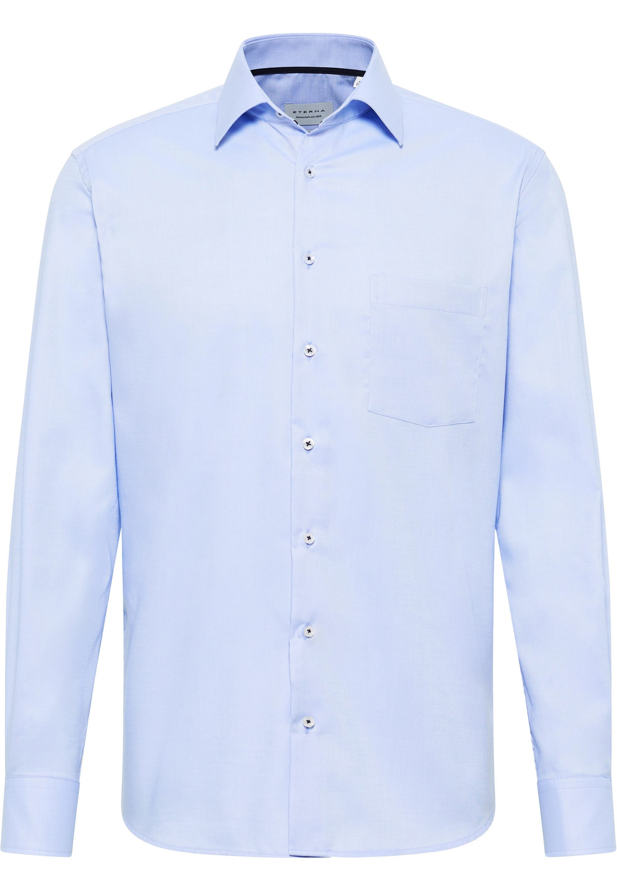Eterna Overhemd met lange mouwen MODERN FIT NON IRON (strijkvrij)