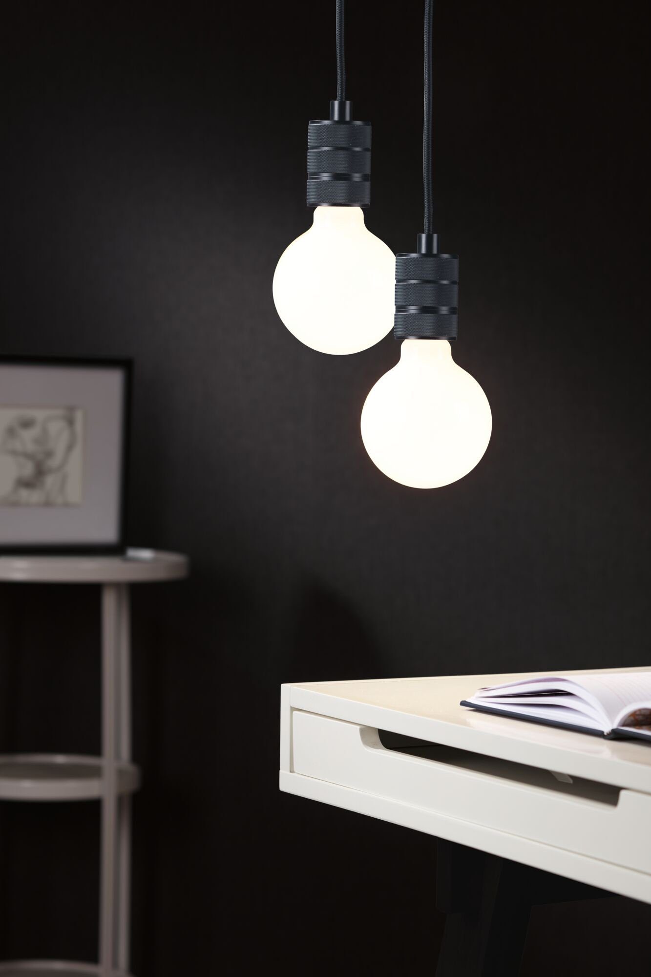 Paulmann Hanglamp TILLA E27, max. 1x60W E27, 230V, stof/metaal (1 stuk)