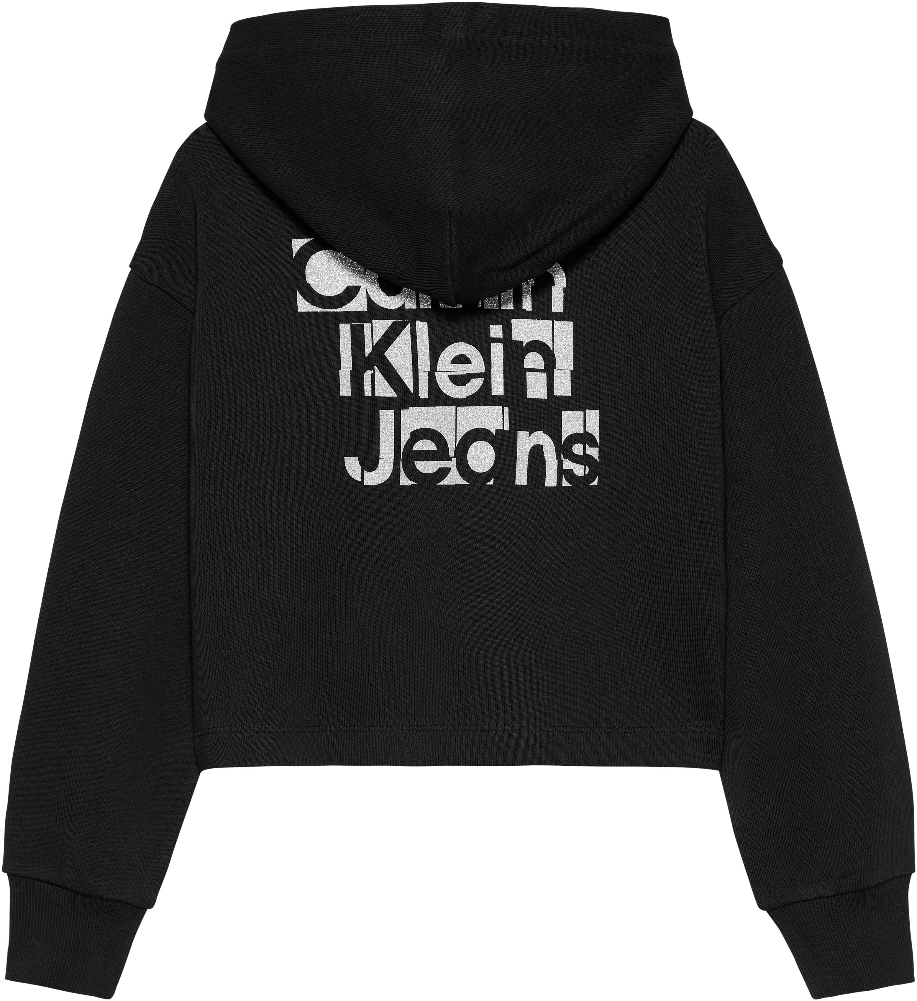 Calvin Klein Sweatshirt METALLIC CKJ BACK LOGO HOODIE