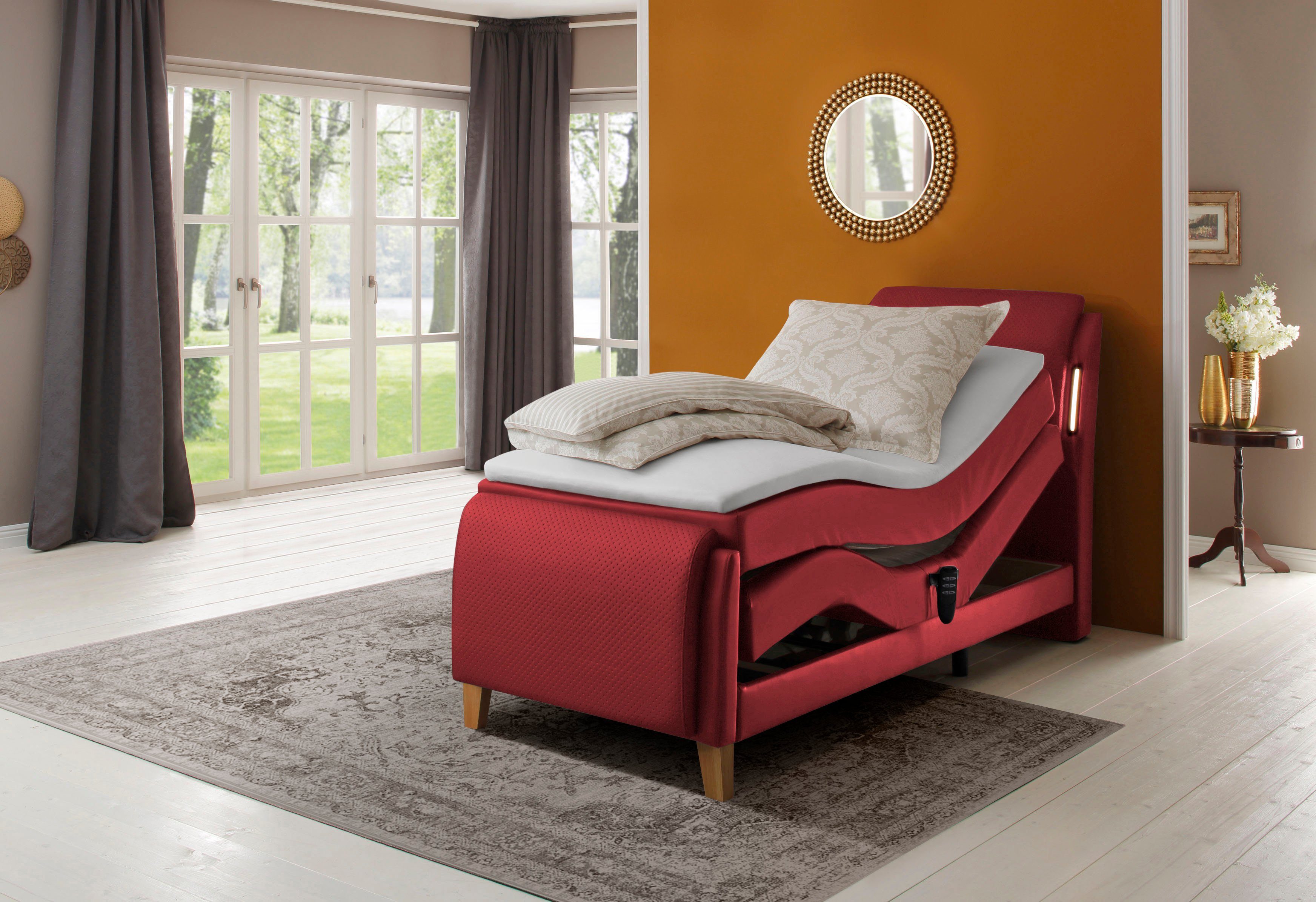 Home affaire Boxspring Messina2 Ligcomfort elektrisch verstelbaar