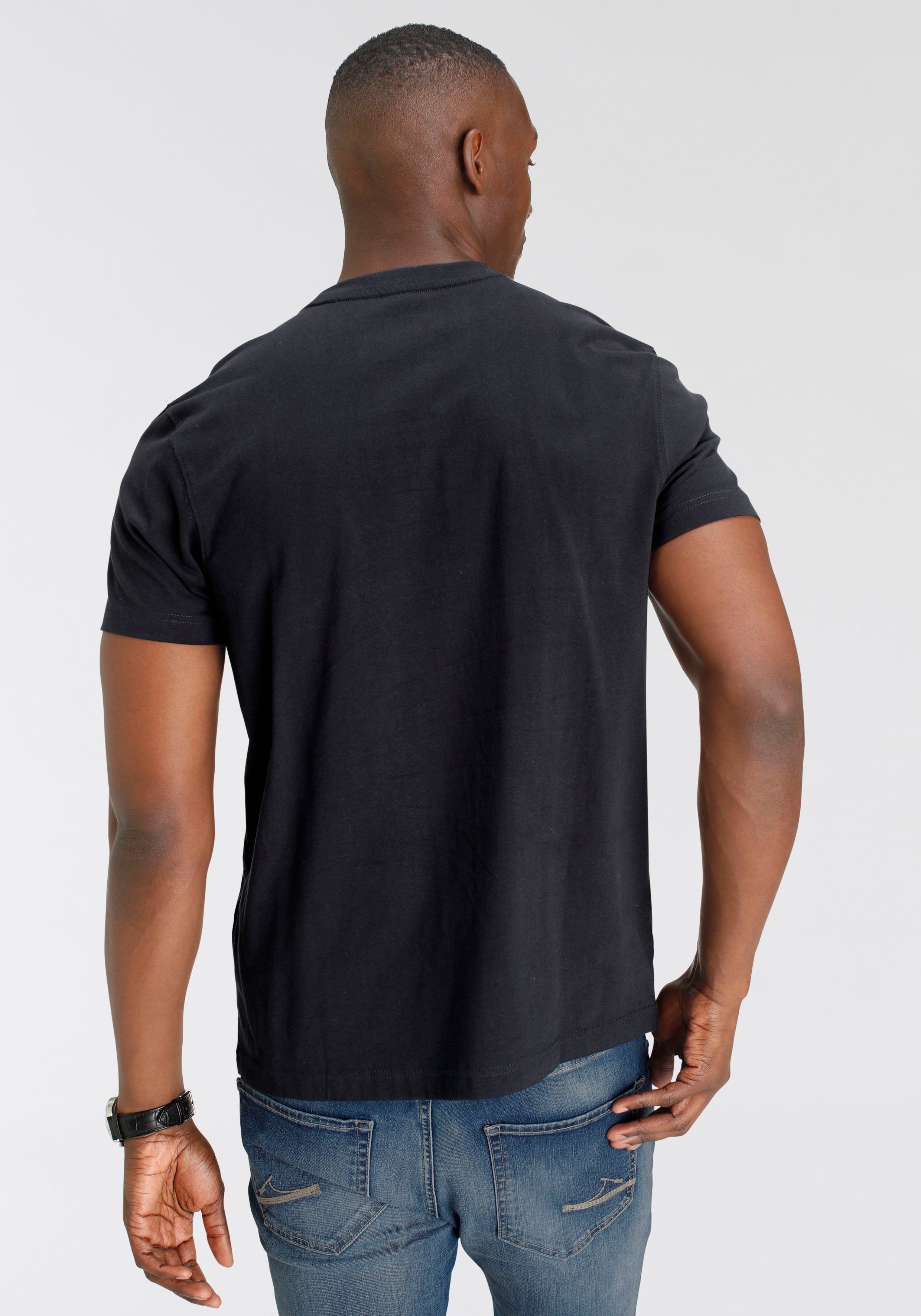 DELMAO T-shirt Korte mouw, bedrukt, ronde hals, van katoen
