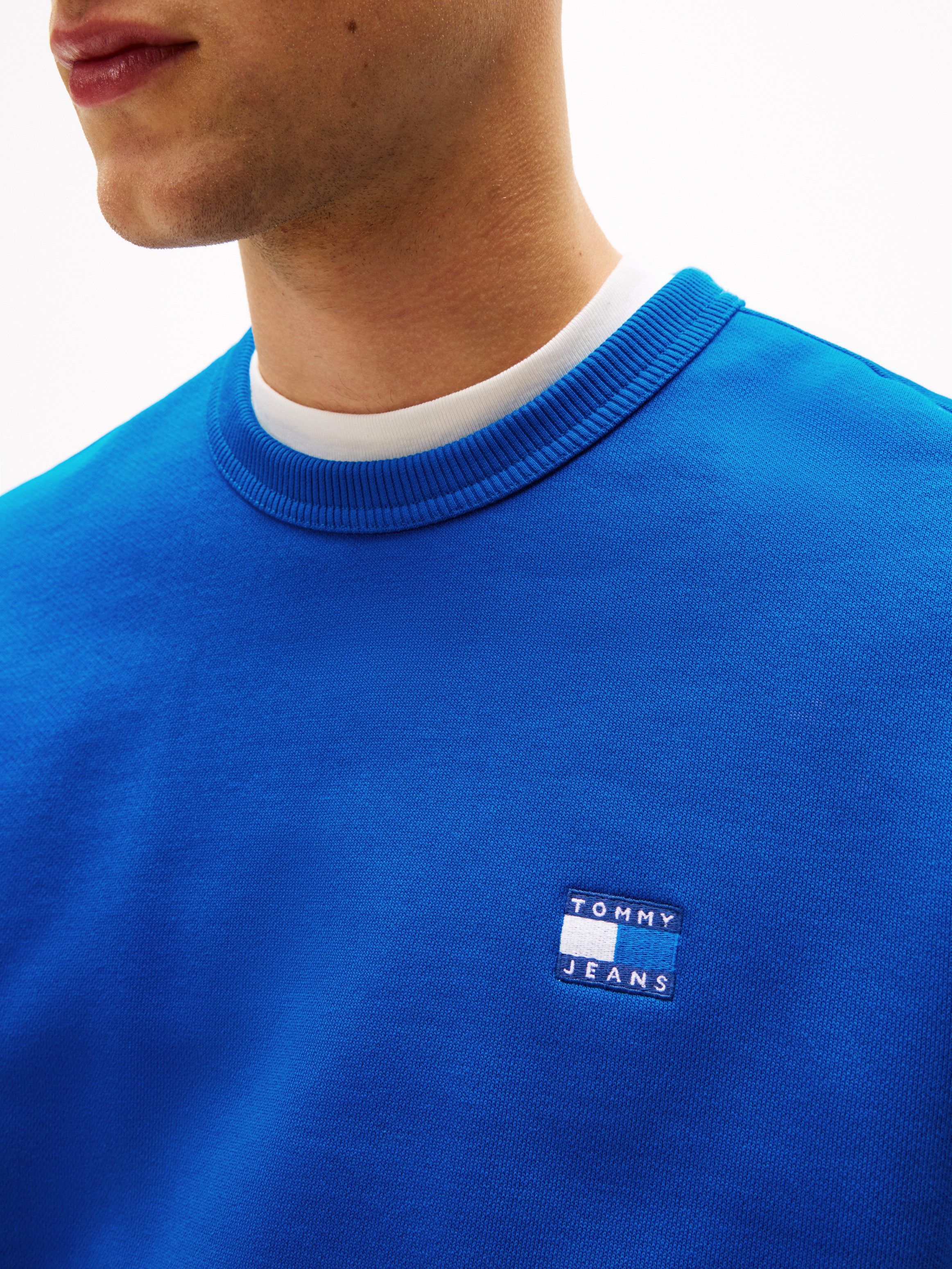TOMMY JEANS Sweatshirt TJM REG BADGE CREW EXT