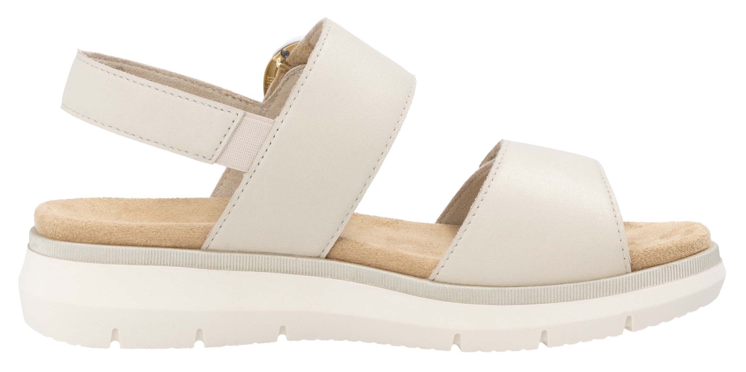 Remonte Sandalen , sandaal, comfort schoen, zomerschoen met praktische klittenbanden