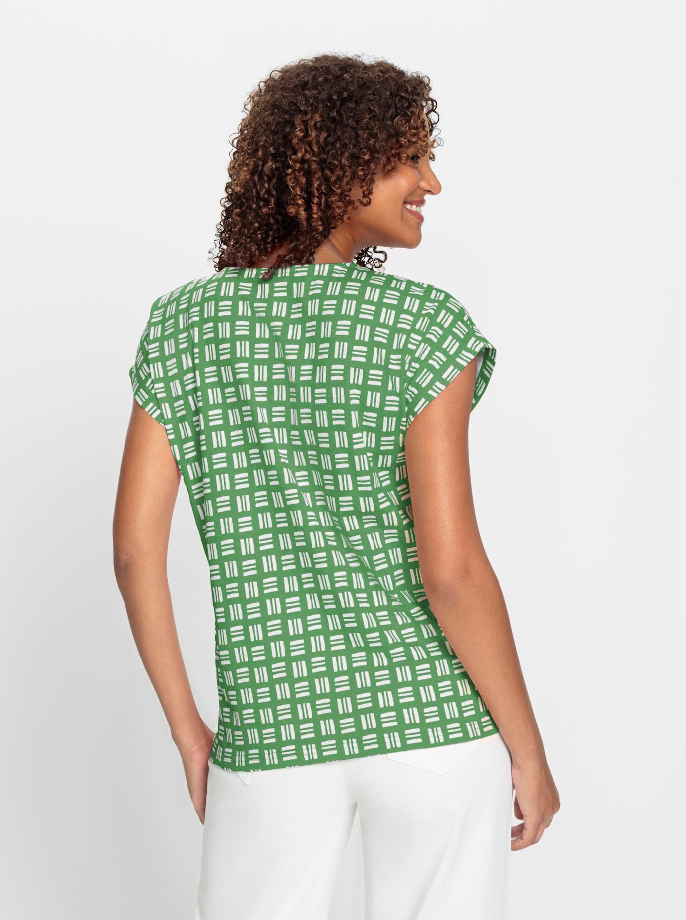 Casual Looks Shirt met print (1-delig)