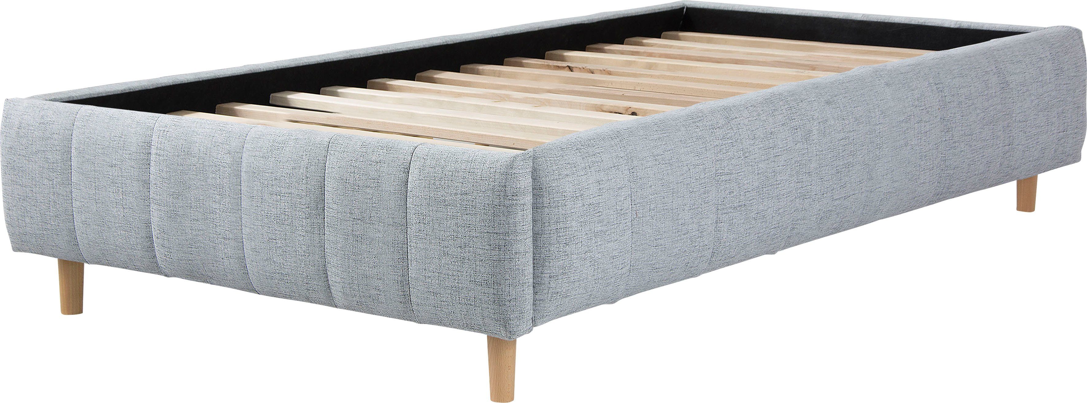 andas Gestoffeerd bed Tarje in 5 breedten, ook in extra lang 220 cm, incl. lattenrol