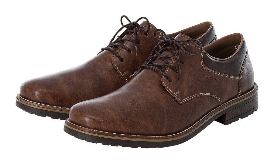 Rieker Veterschoenen met gepolsterde binnenzool, vrijetijdsschoen, lage schoen, veterschoen
