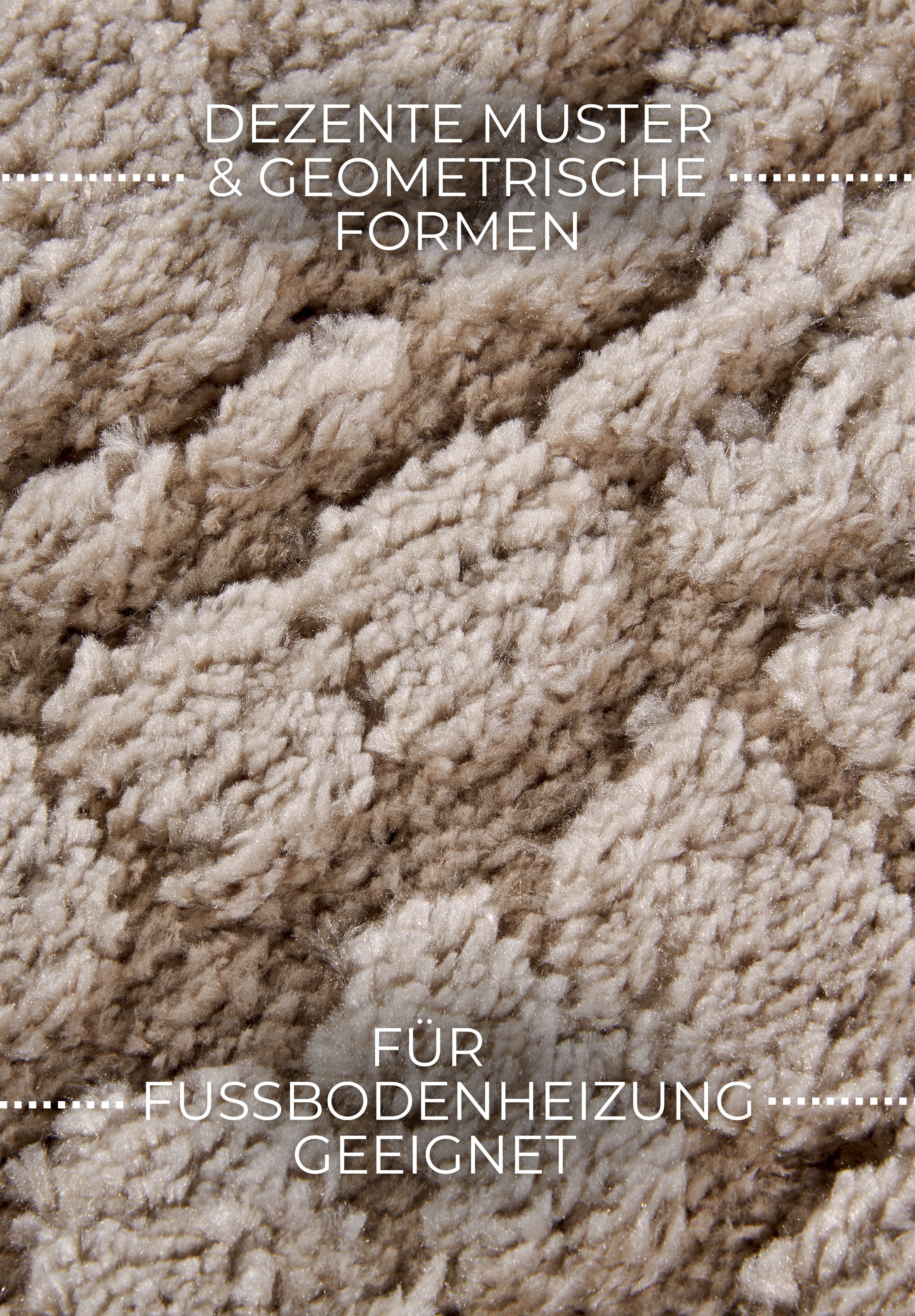 ELLE DECORATION Design-vloerkleed Artistique Hoogpolig, shaggy, loper, zacht, langpolig, modern, hoog-laag effect