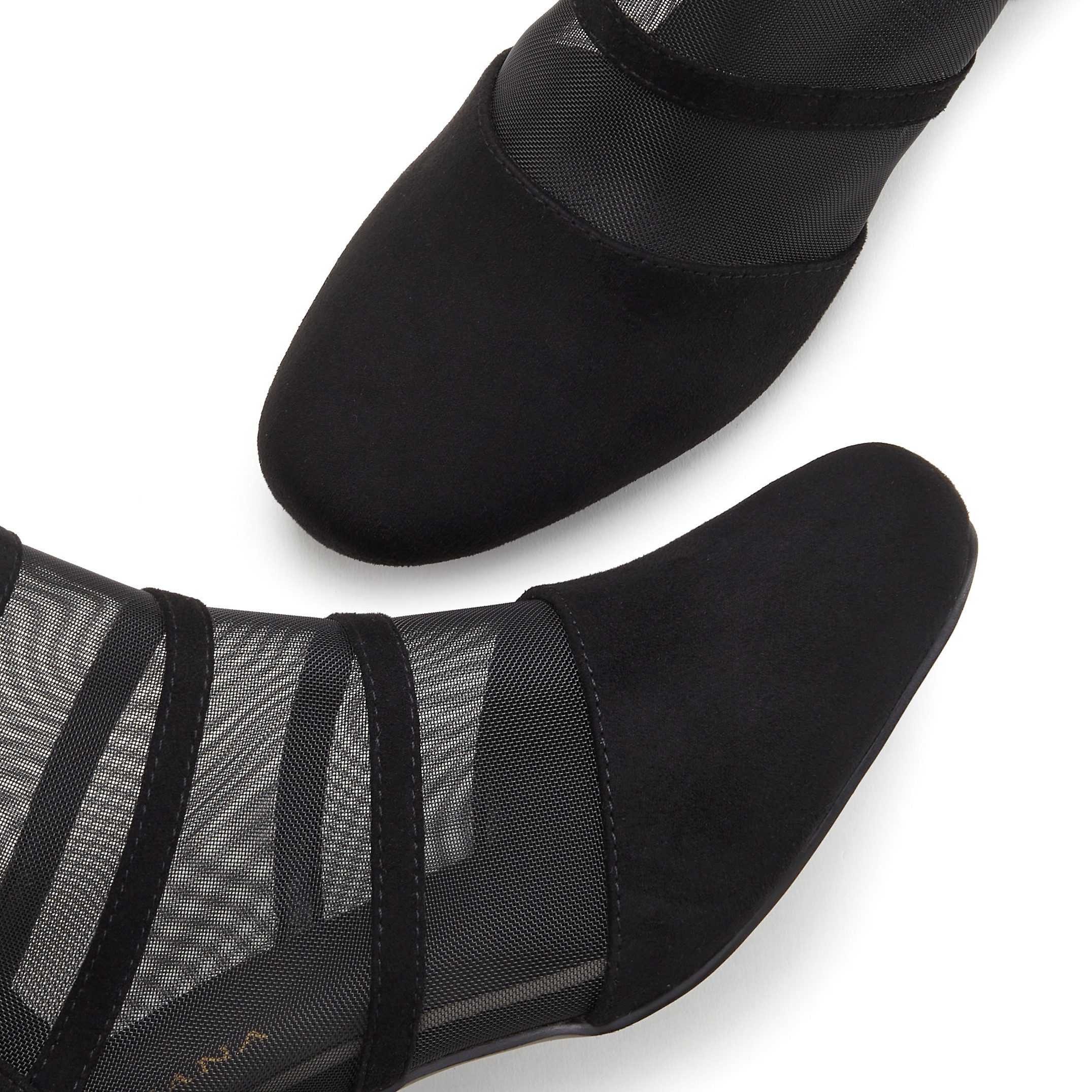 Lascana Laarsjes Ankle boots, laarzen met modieuze mesh-inzetten vegan