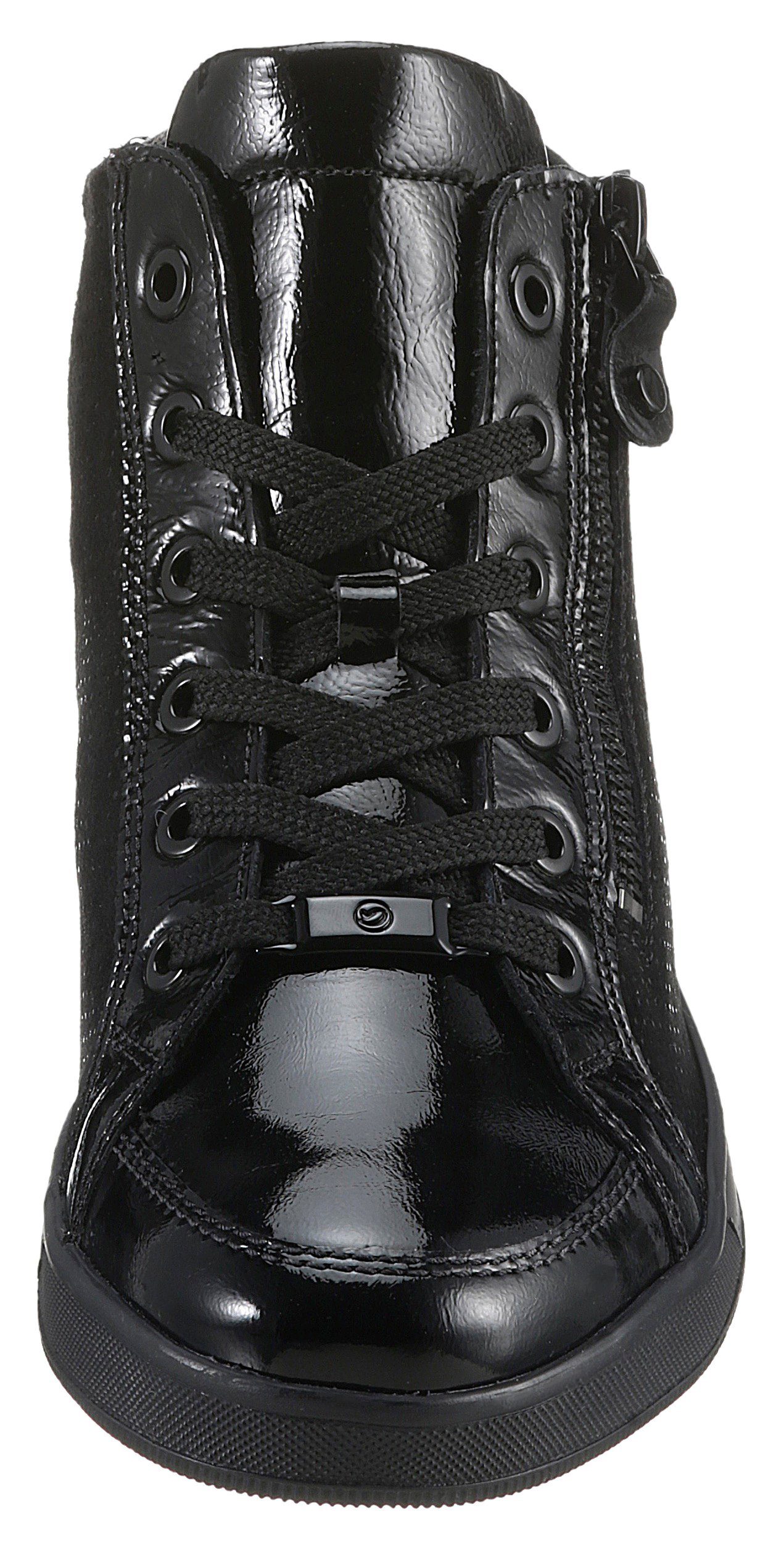 Ara Hoge veterschoenen Rome in materiaalmix, g-breedte = wijd