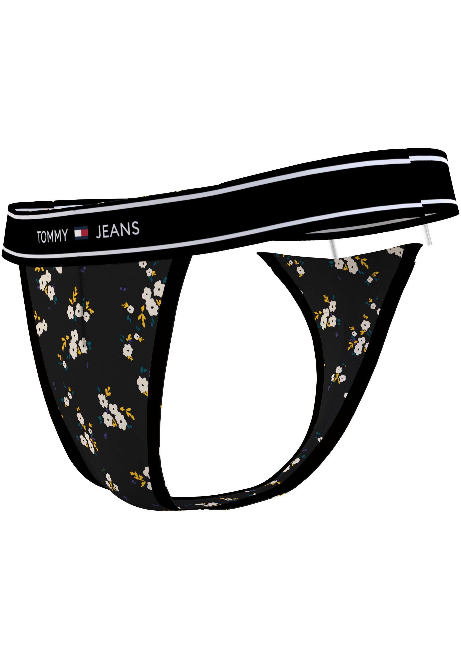 Tommy Hilfiger Underwear Tanga THONG PRINT met bloemenprint, logo-inscriptie