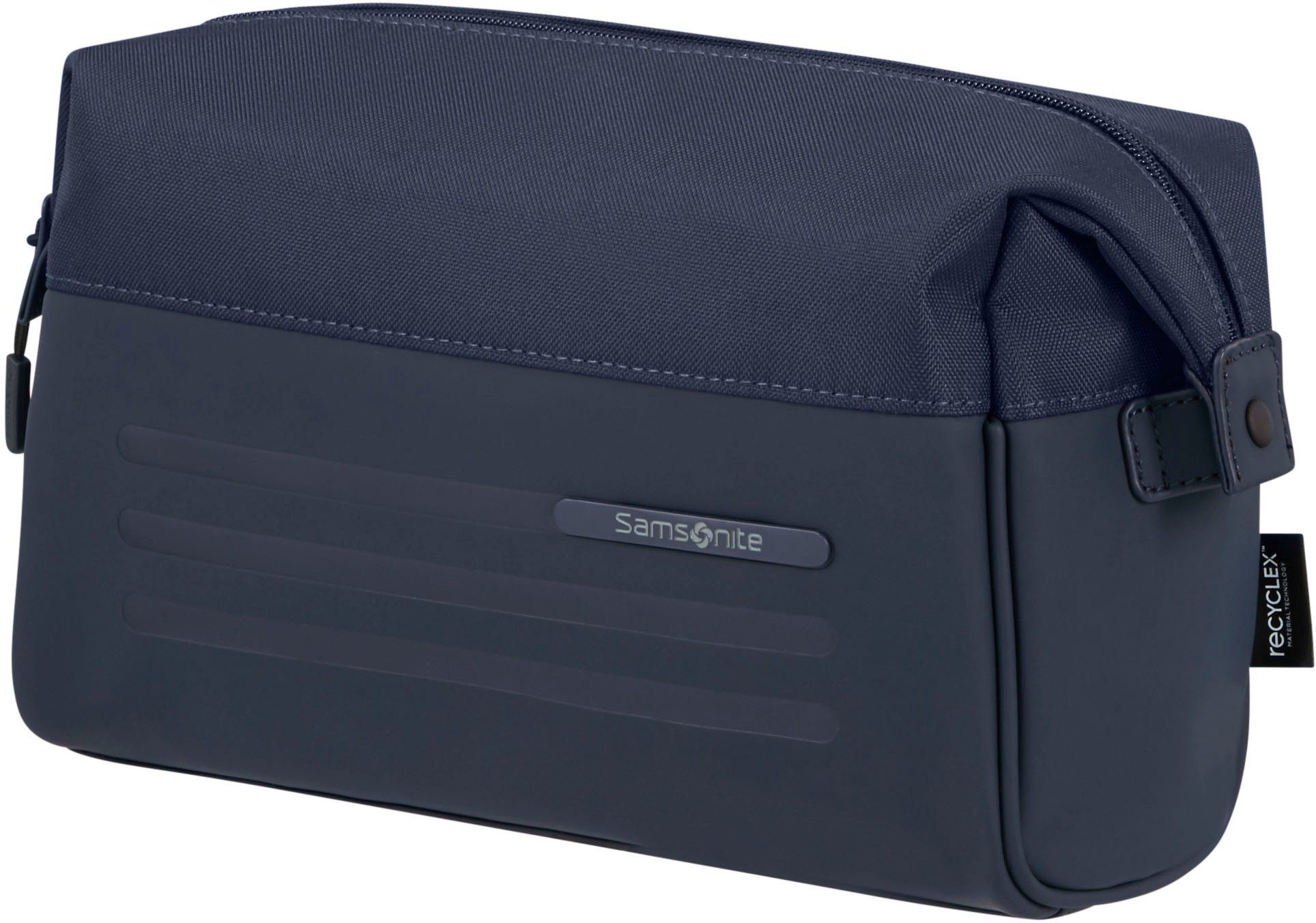 Samsonite Toilettas STACKD Toilet Kit, 15 cm Beauty-bag, beautybox, make-up etui, cosmetica box unisex toilettassen maat - blauw