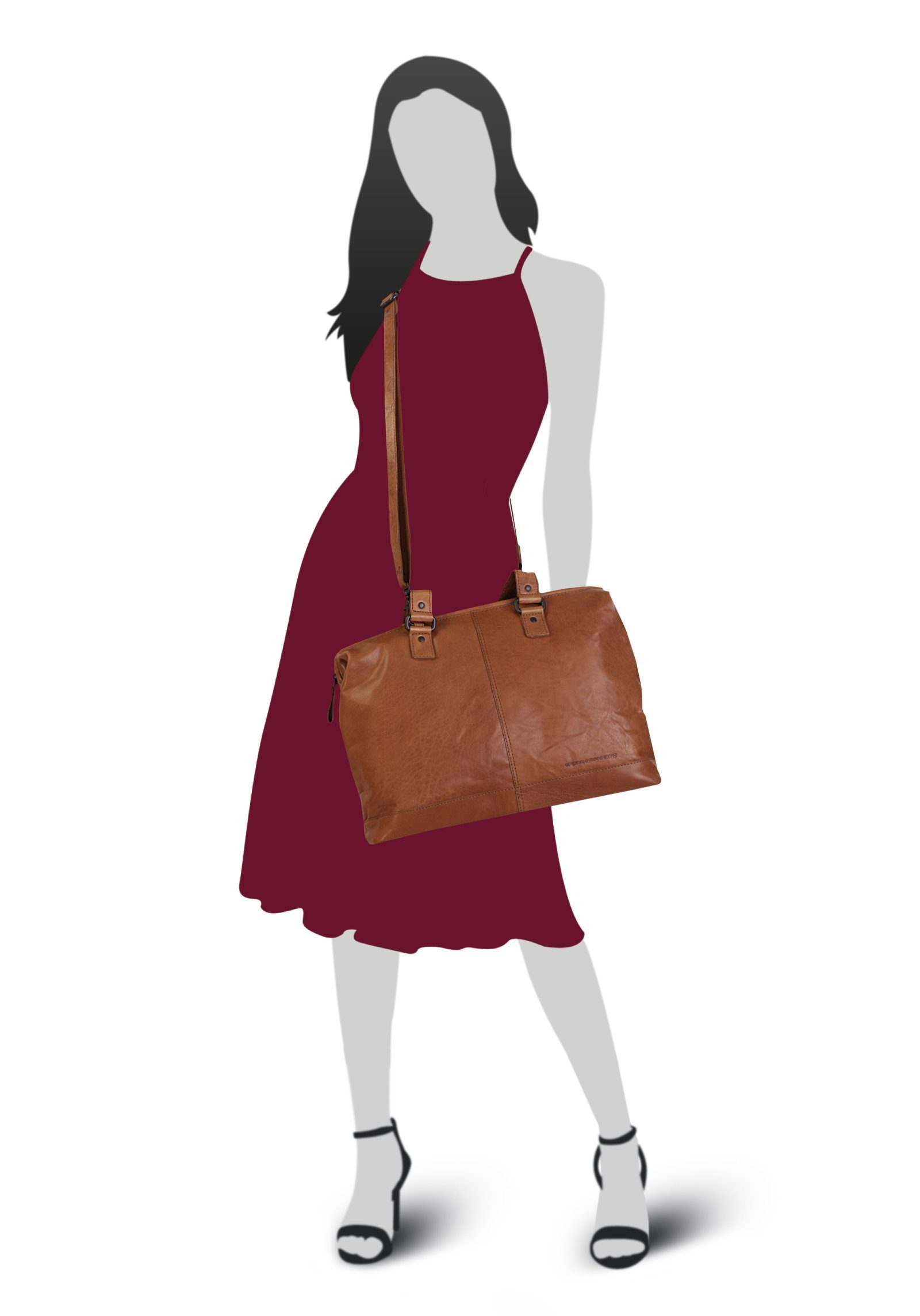 Spikes & Sparrow Shopper LAPTOP SHOULDERBAG