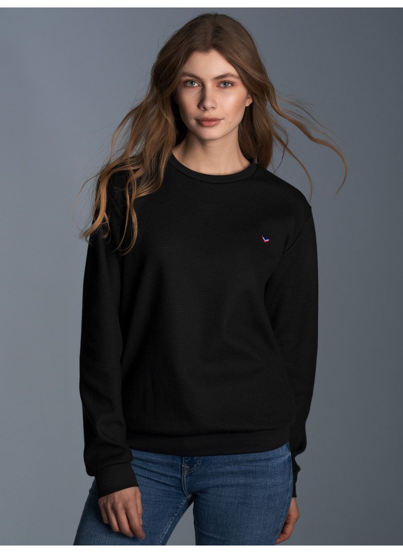 Trigema Sweatshirt in wafel look