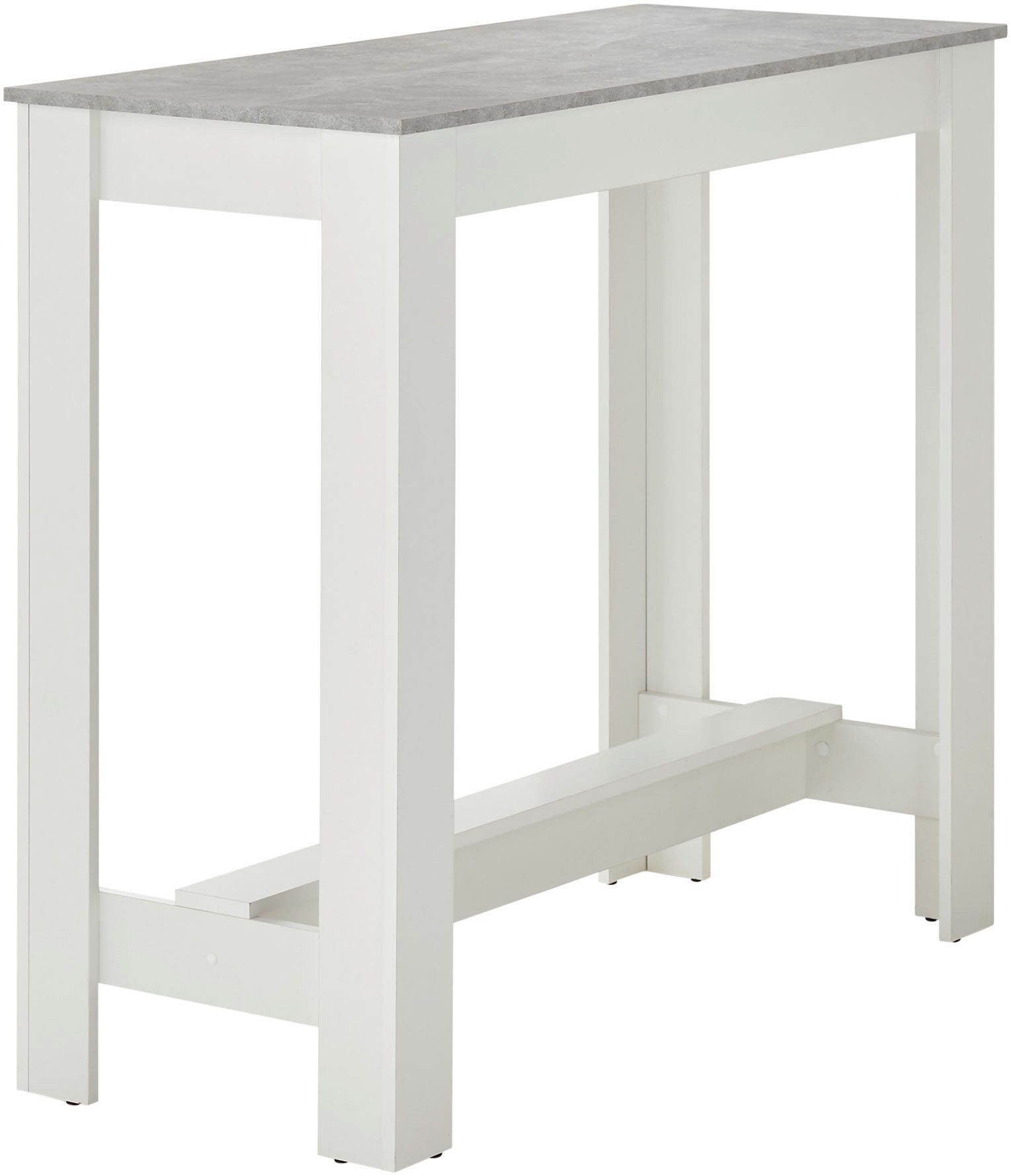 OTTO Stolkom Bartafel Modesto keukentafel, bistrotafel, statafel keuken, BxHxD 115x103x50 cm rechthoekige tafels grijs
