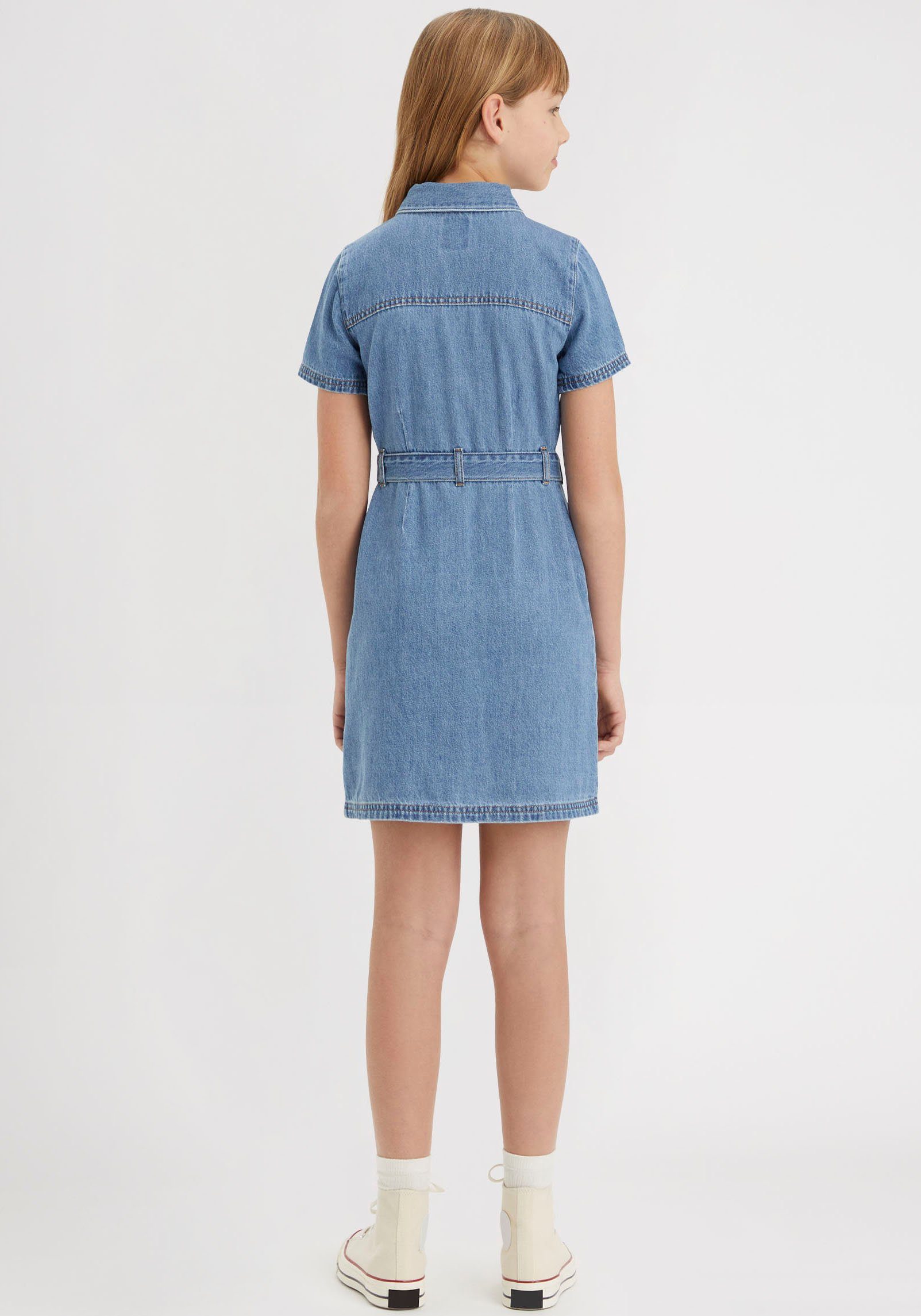 Levi's Kidswear Jeans jurk LVG ORGANIC UTILITY DRESS