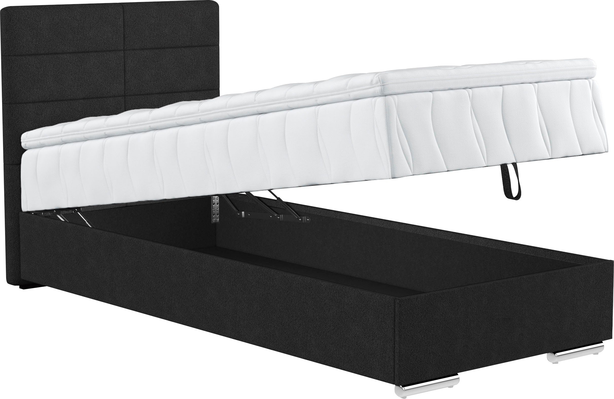 COTTA Boxspring Tom met bedkist, topmatras en sierkussen