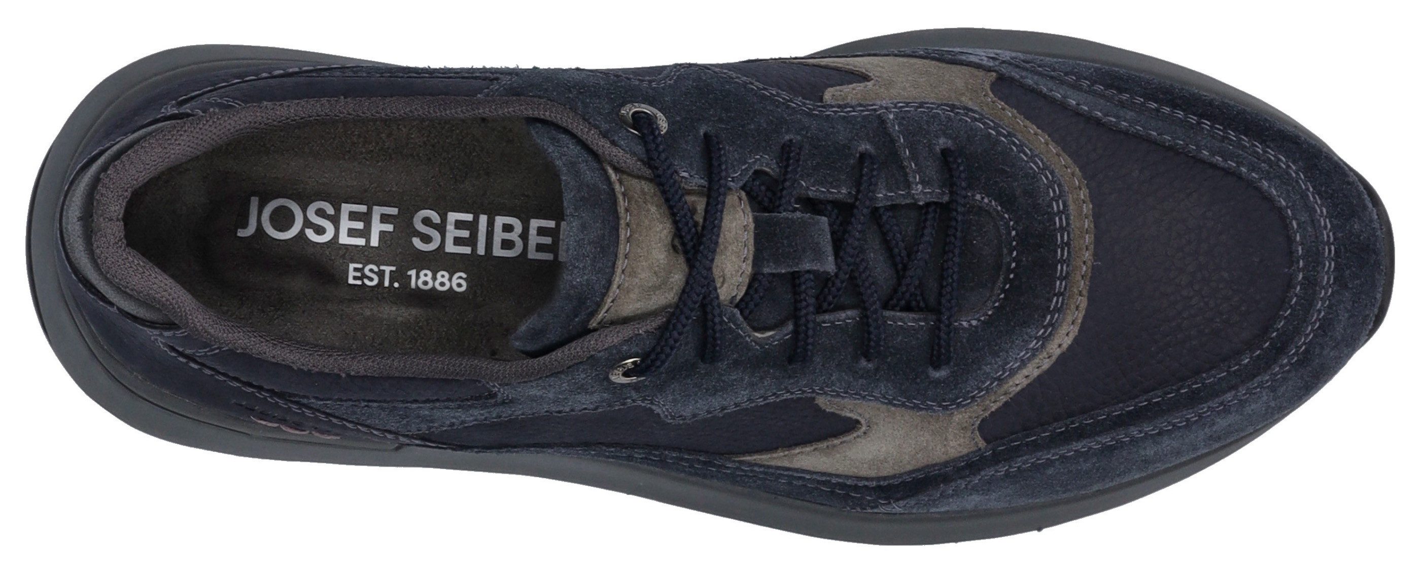 Josef Seibel Veterschoenen Cameron 07 Sneaker, vrijetijdsschoen, comfort schoen met verwisselbare binnenzool