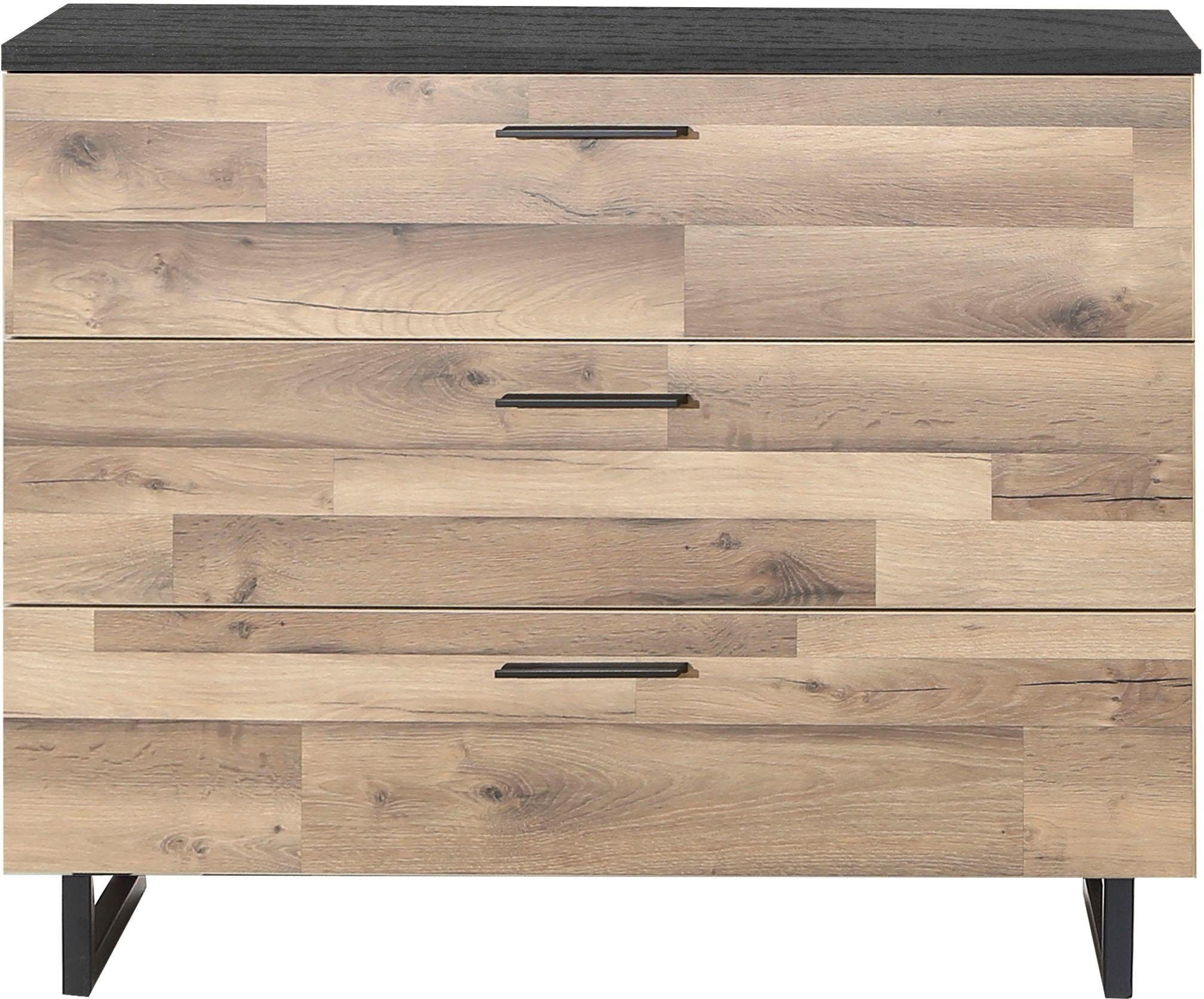 FORTE Ladekast Sirius Crown commodes & ladekasten maat 120x41x86 cm bruin