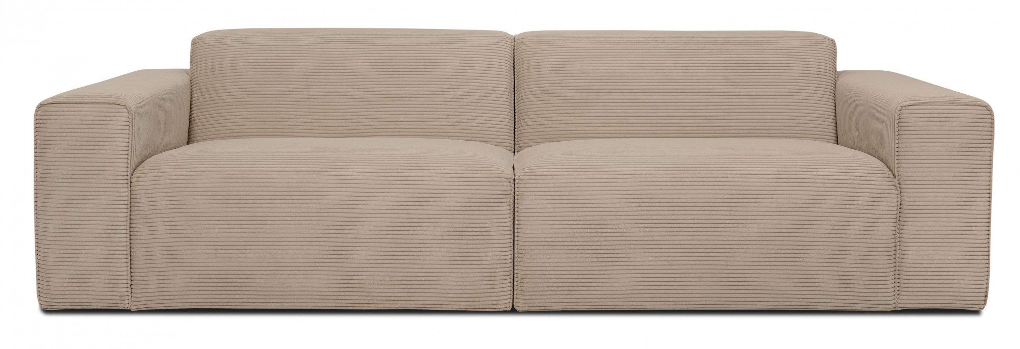 INOSIGN 3-zitsbank Clayton in een trendy ribfluwelen bekleding, diverse combinaties mogelijk