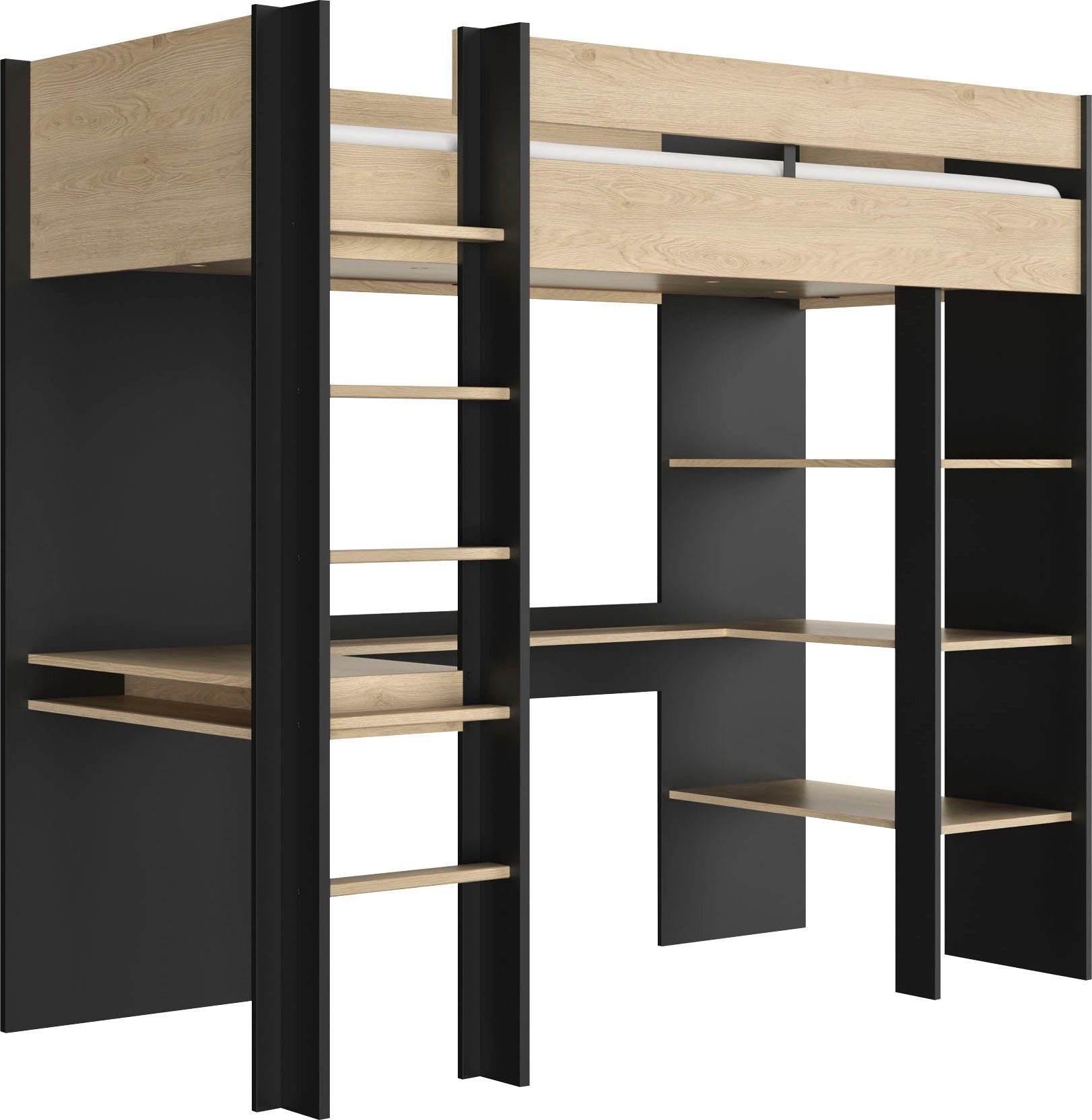 Gami Stapelbed Duplex met geïntegreerd bureau