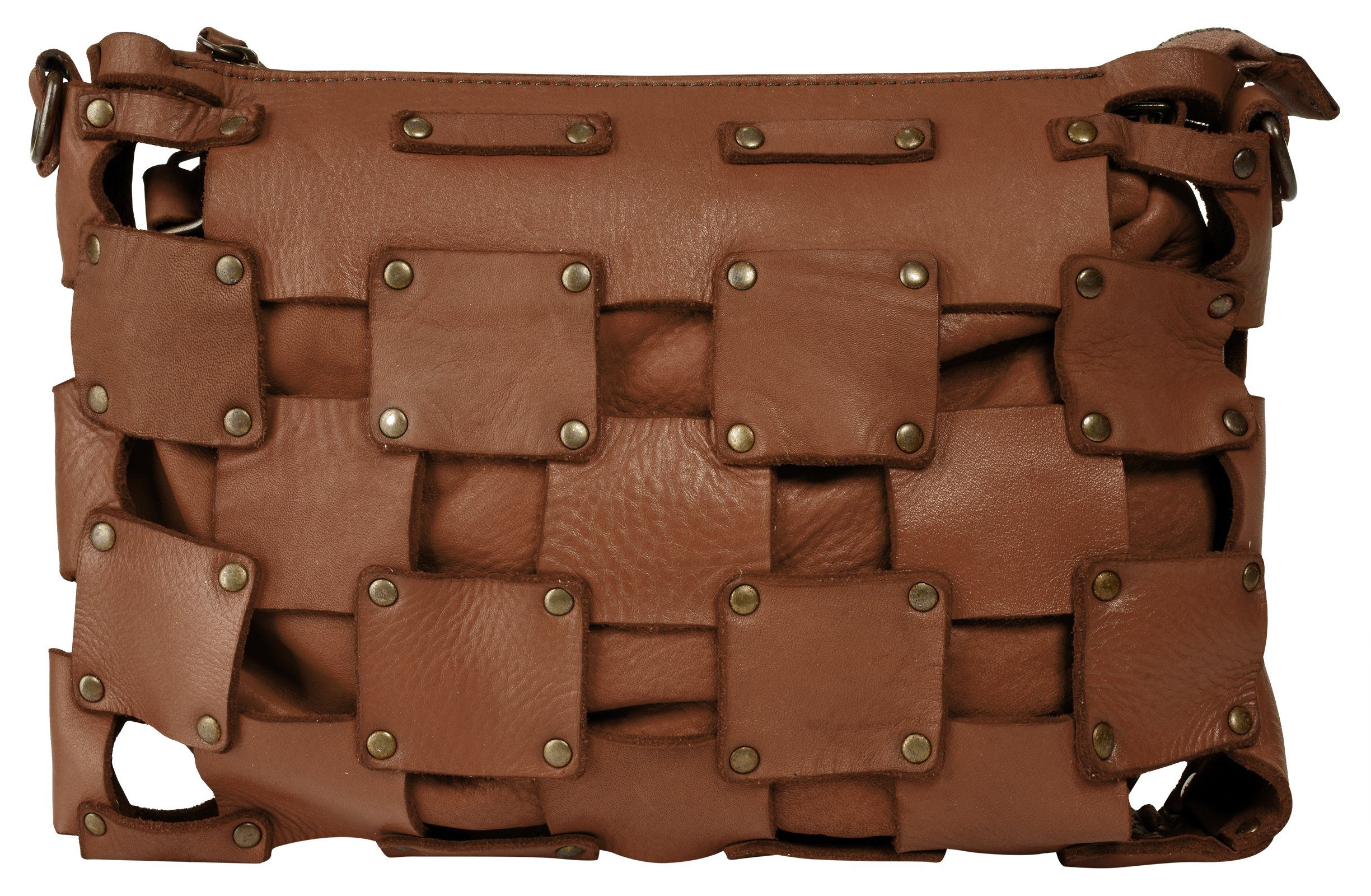 Samantha Look Schoudertas echt leer, made in italy