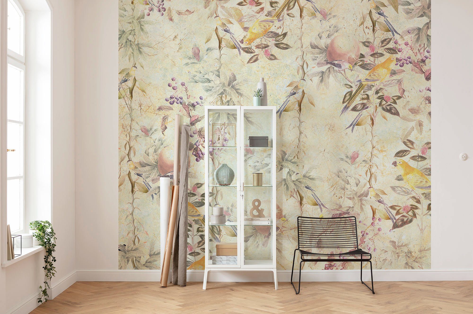 Komar Vliesbehang Digitale print vlies - Cosy Bohemian - Afmeting 300 x 280 cm (1 stuk)