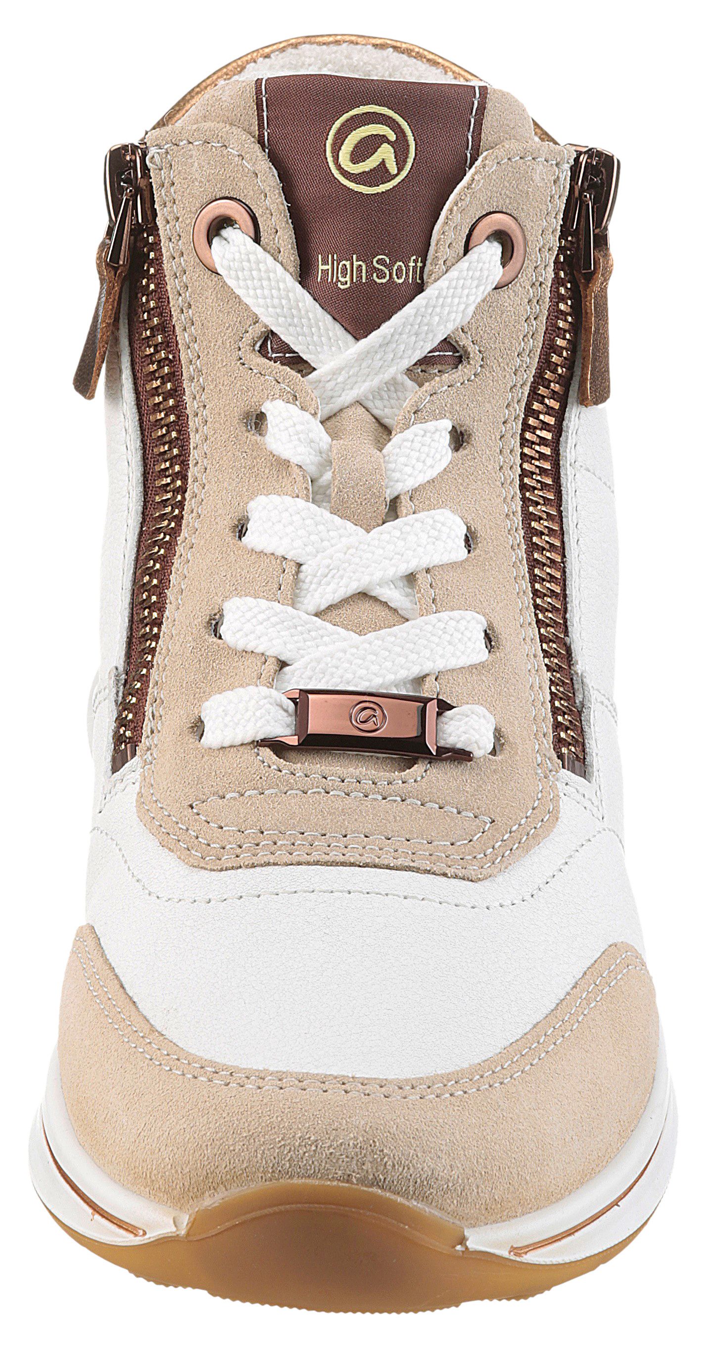 Ara Sneakers met sleehak OSAKA , veterschoenen, high top sneaker, vrijetijdsschoen in breedte g (= breed)