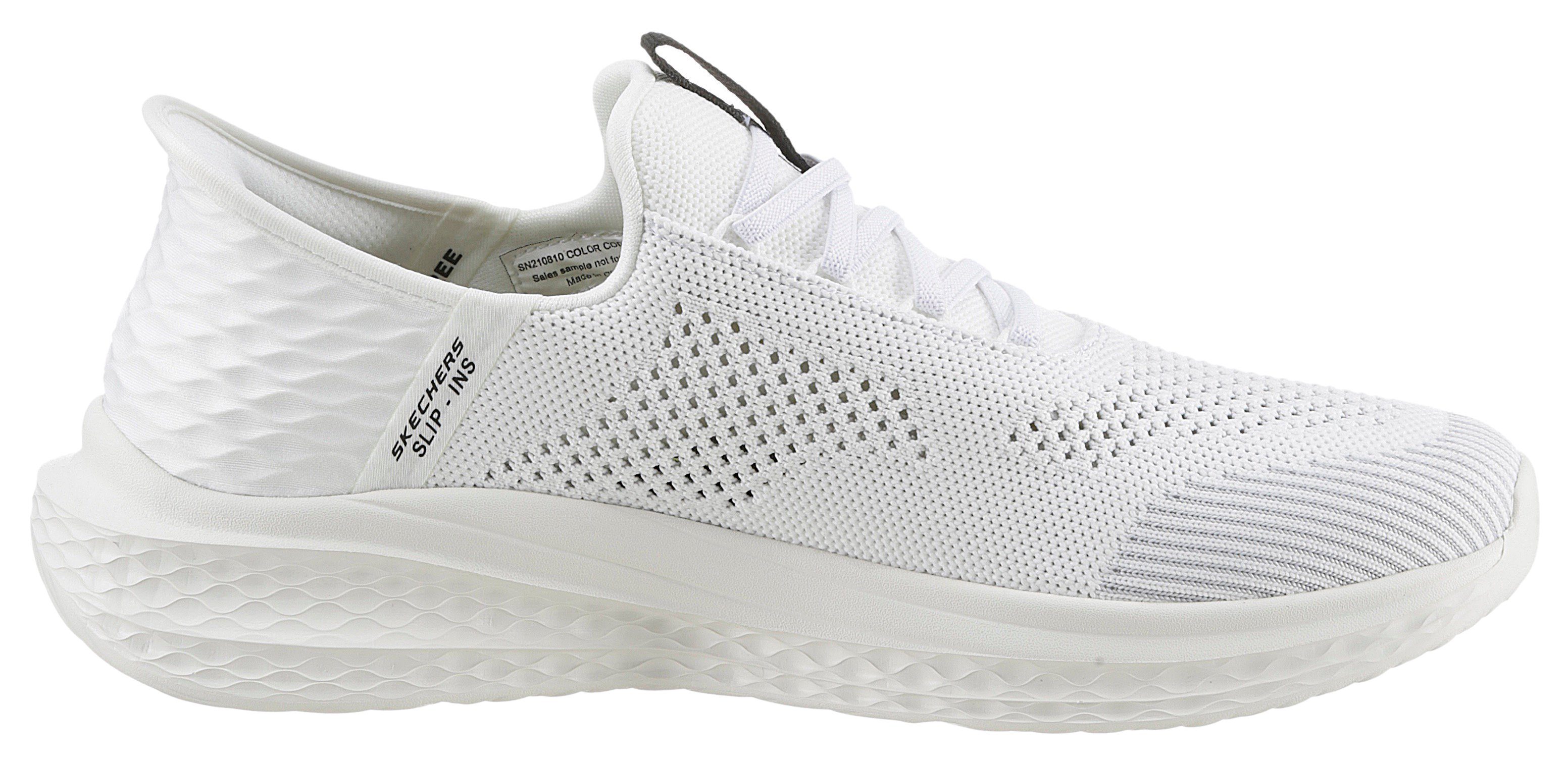 Skechers Slip-on sneakers SLADE-QUINTO slipper, vrijetijdsschoen met subtiele contrastafwerking