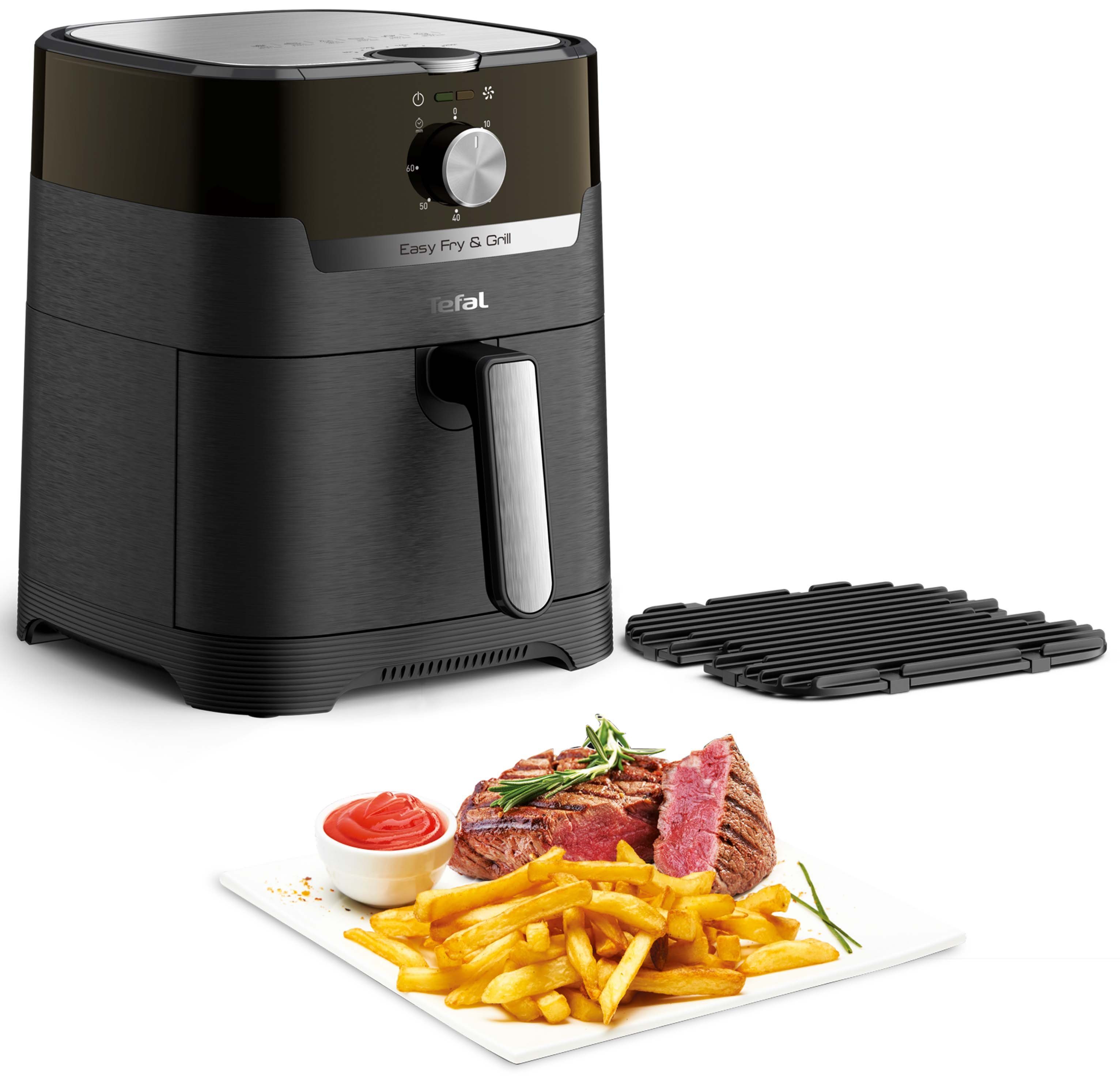 Tefal Airfryer EY5018 Easy Fry & Grill Classic instelbare temperatuur, 4,2 liter,...