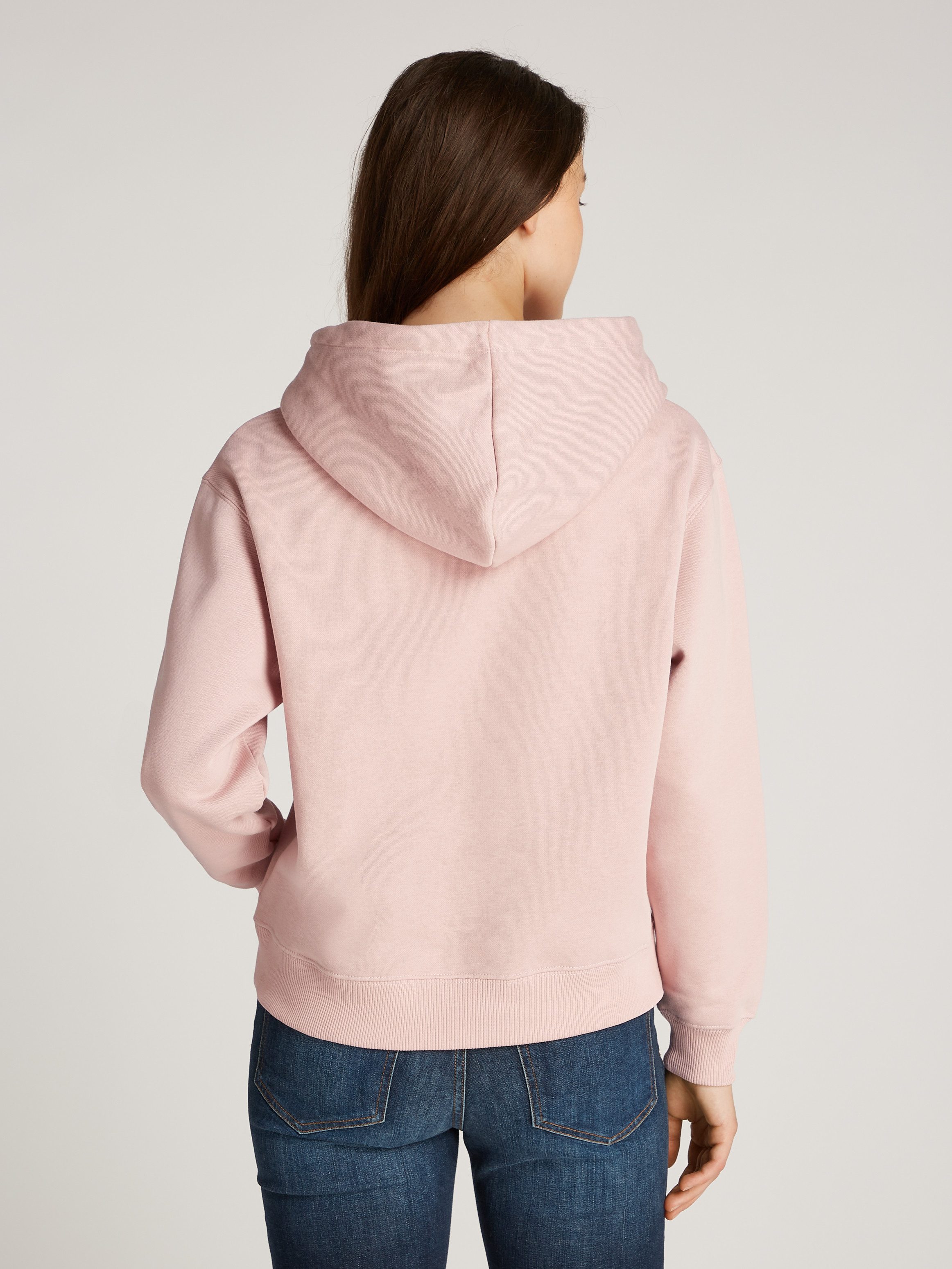 Tommy Hilfiger Hoodie MDRN REG CORP LOGO HOODIE met geborduurd logo-opschrift