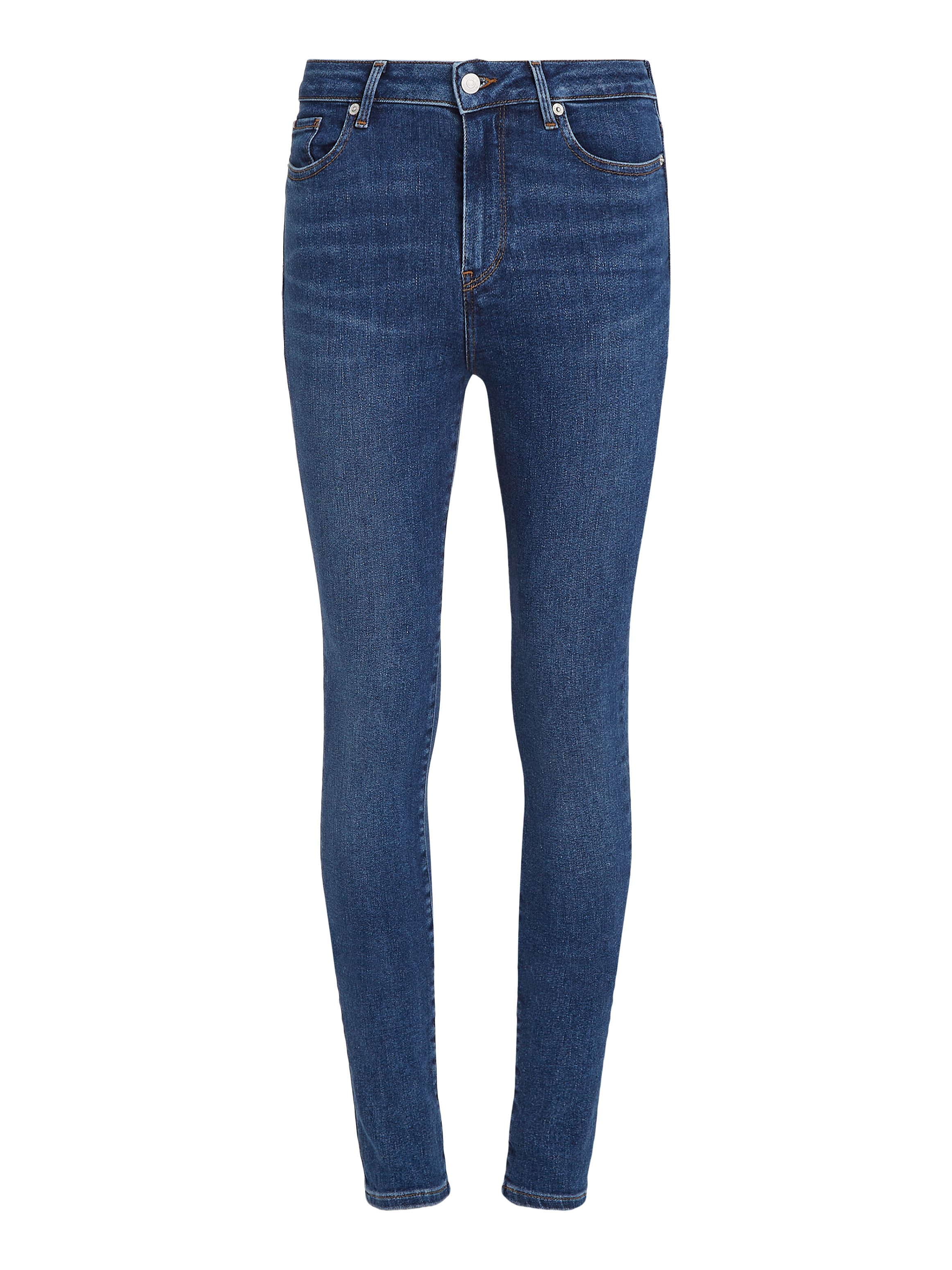Tommy Hilfiger Skinny fit jeans HARLEM U SKINNY HW CAL met logo-badge