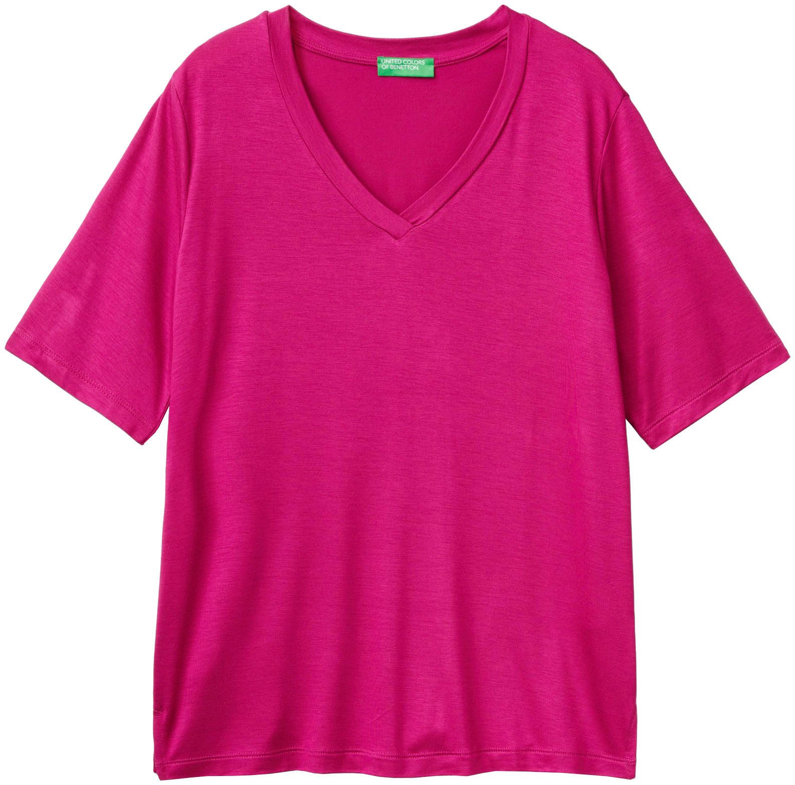 United Colors of Benetton T-shirt met v-hals