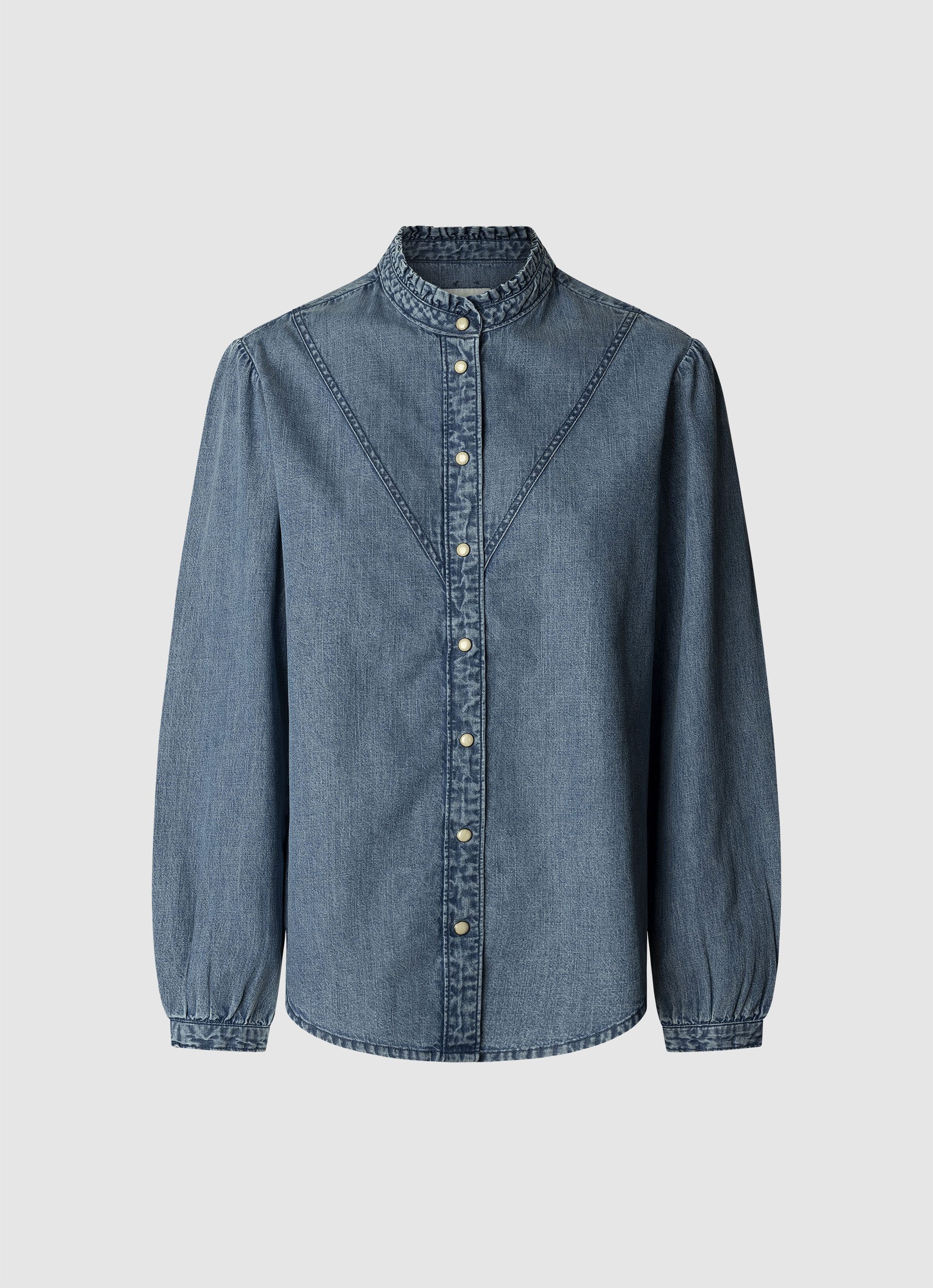 Pepe Jeans blouse REGULAR DENIM BLOUSE
