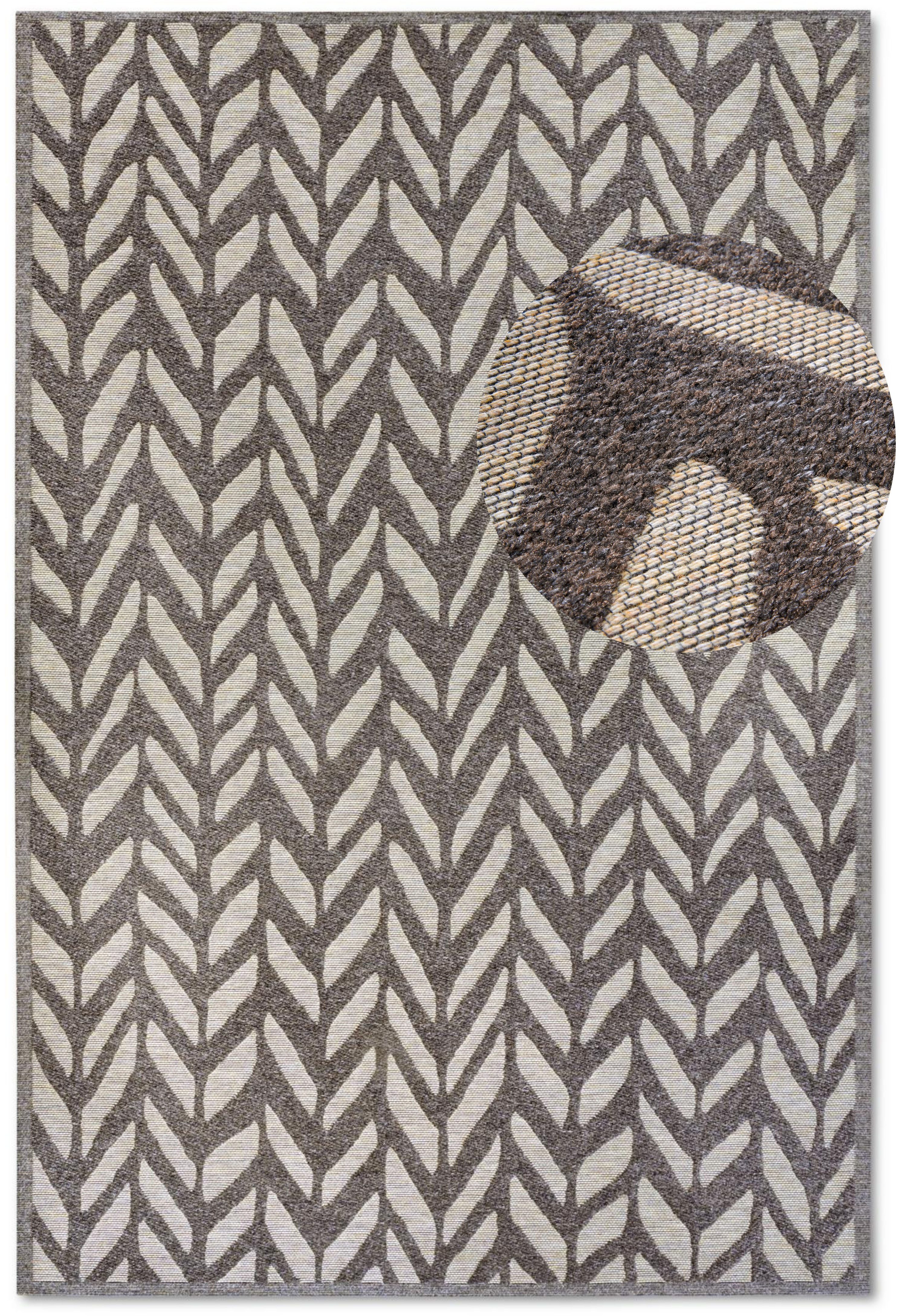 Villeroy & Boch Outdoorkleed Georgette In-& Outdoor, Vlakweefsel, weerbestendig, Terras, Balkon, modern, Trend
