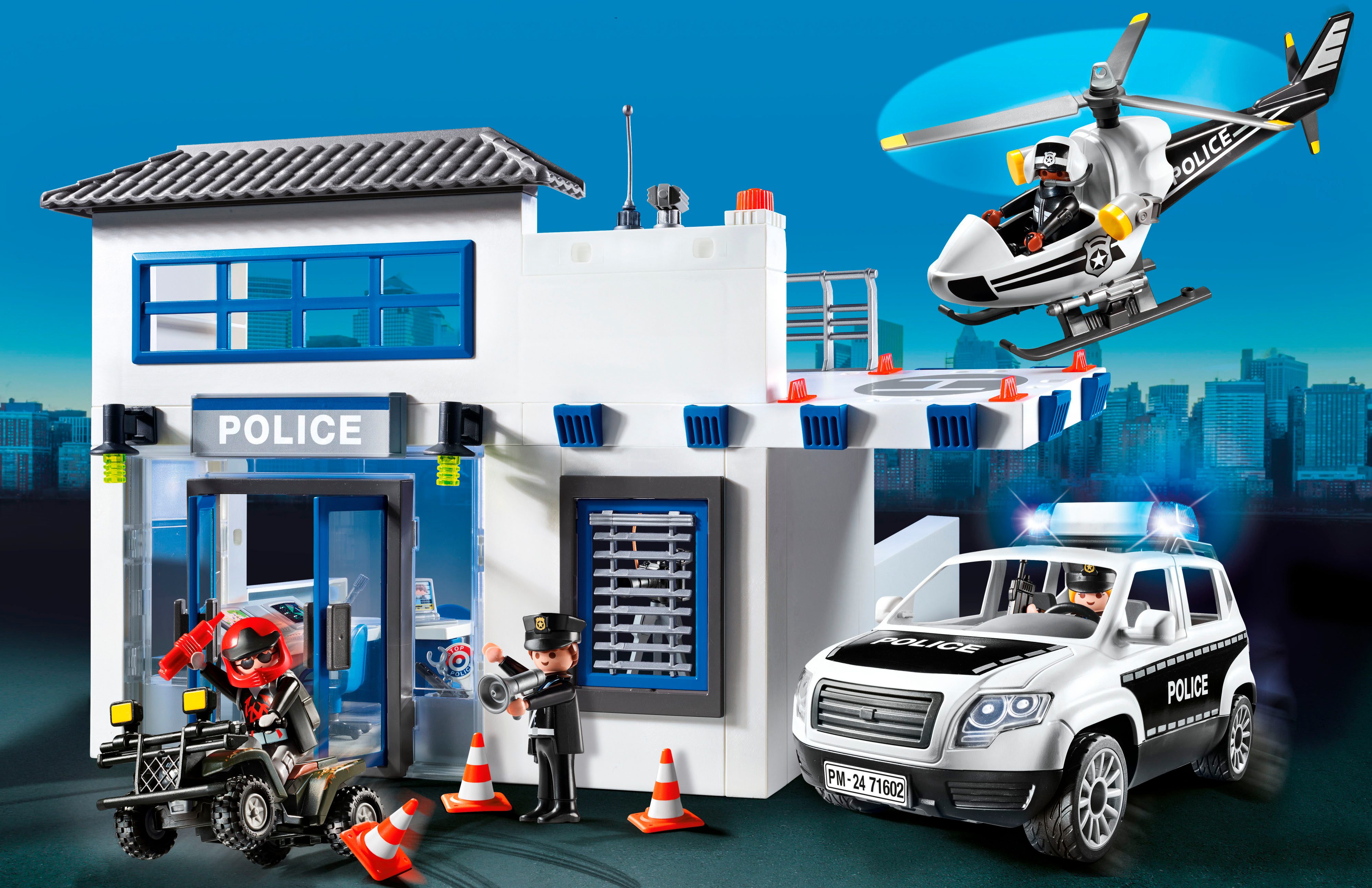 Playmobil® Constructie-speelset Politiebureau (71602), Action Heroes, 50 jaar (204-delig)