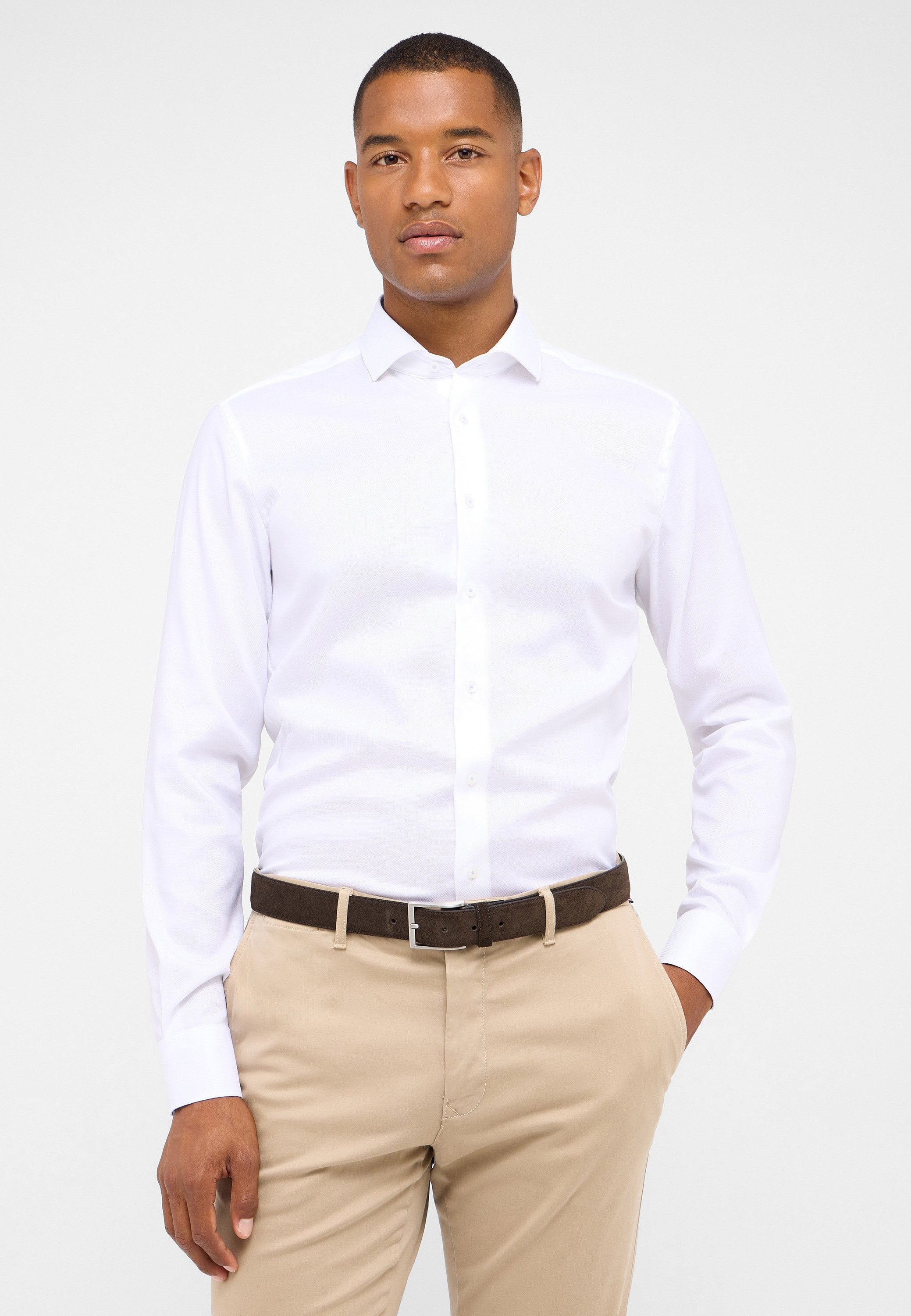 Eterna Overhemd met lange mouwen Slim fit