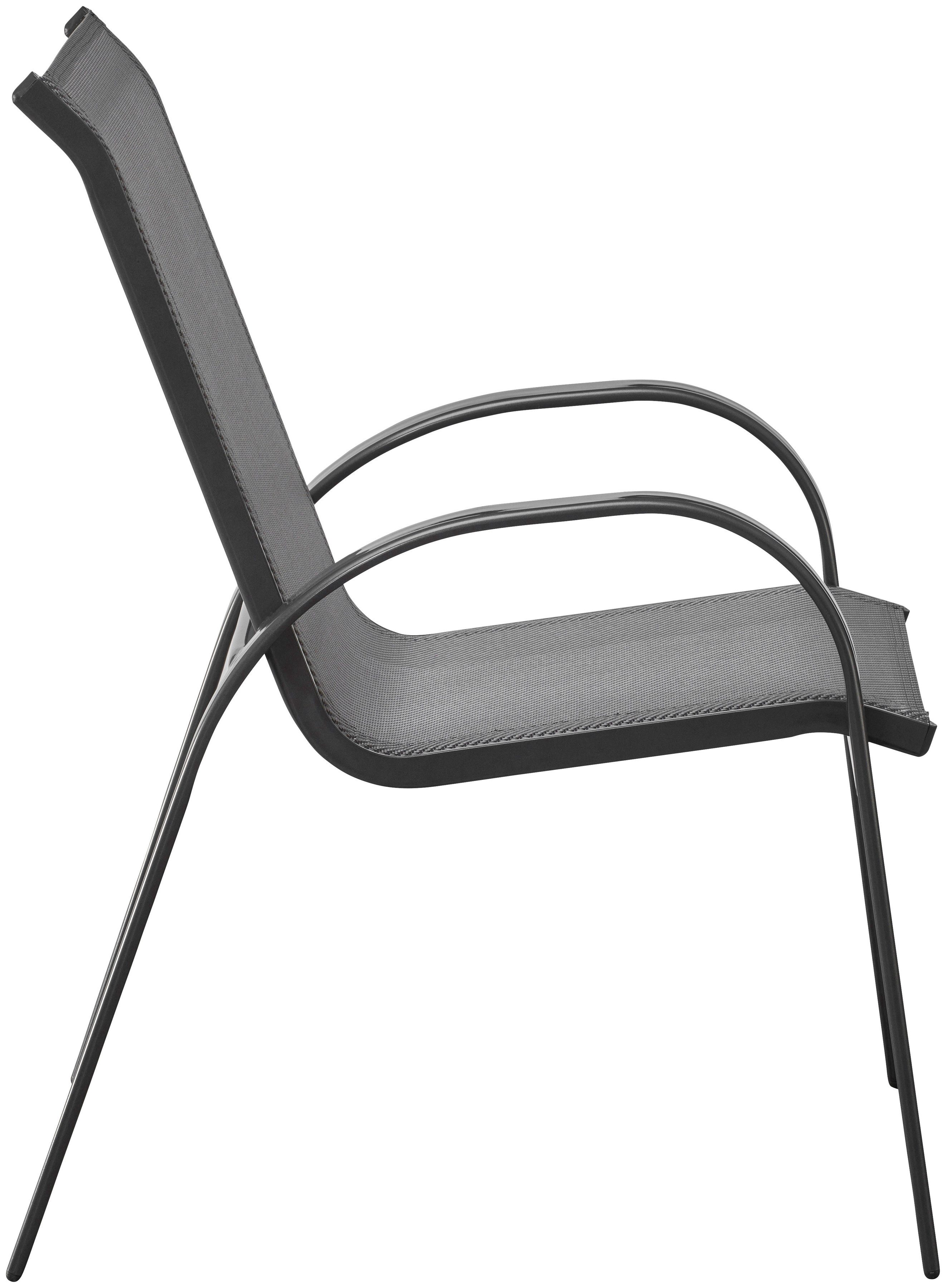 MERXX Tuin-eethoek Amalfi, TOPSELLER! gepoedercoat aluminium, 100% polyester, geschikt voor 8 personen (9-delig)