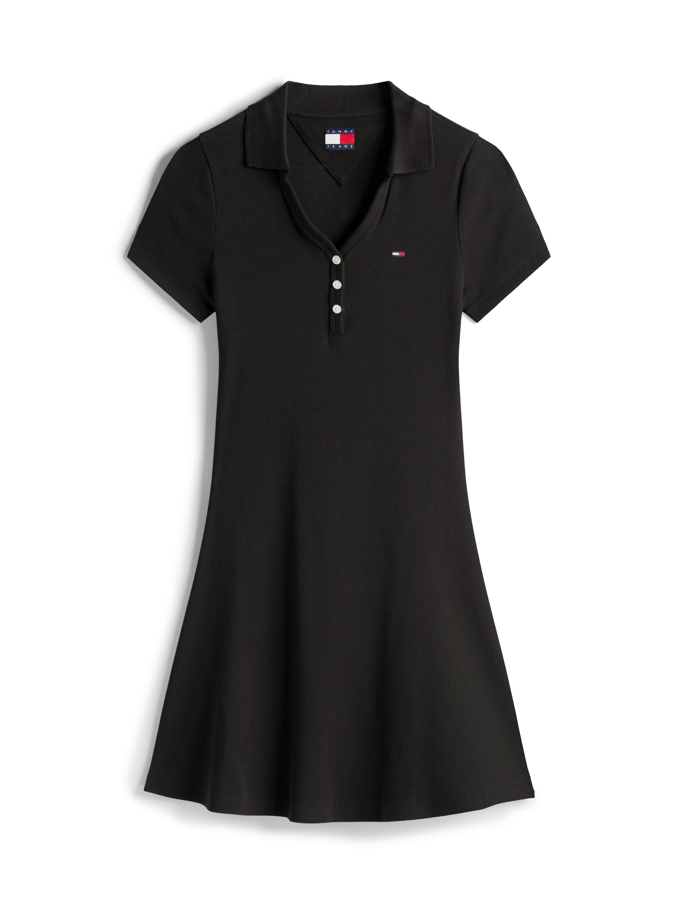 TOMMY JEANS Polojurk TJW F&F RIB POLO DRESS EXT